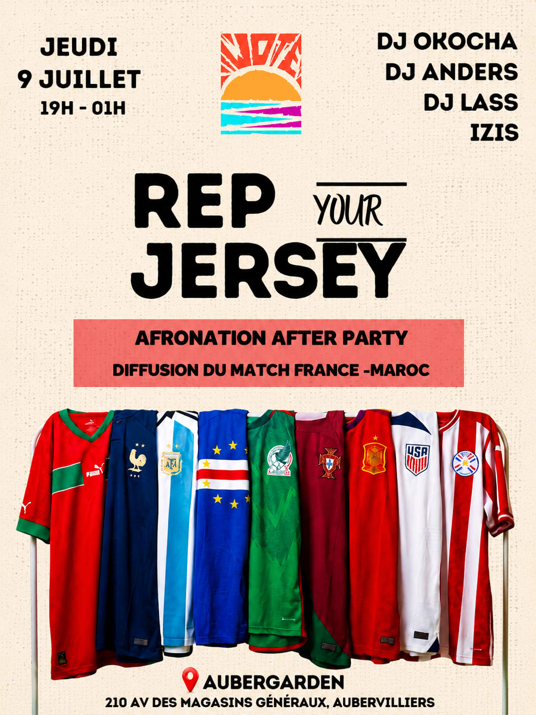 Thirsty Thursday : Rep Your Jersey