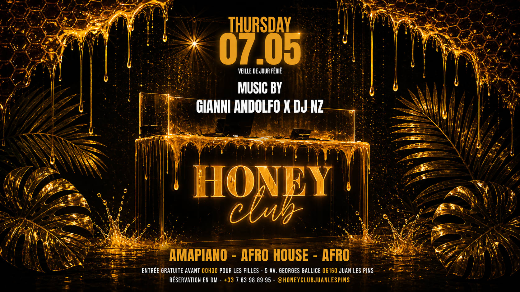 Honey Club : Gianni X Dj Nz