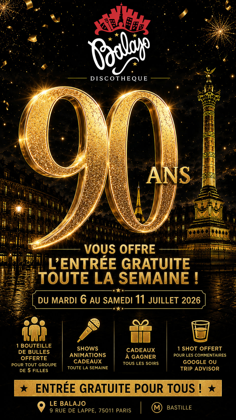 Les 90 Ans Du Balajo
