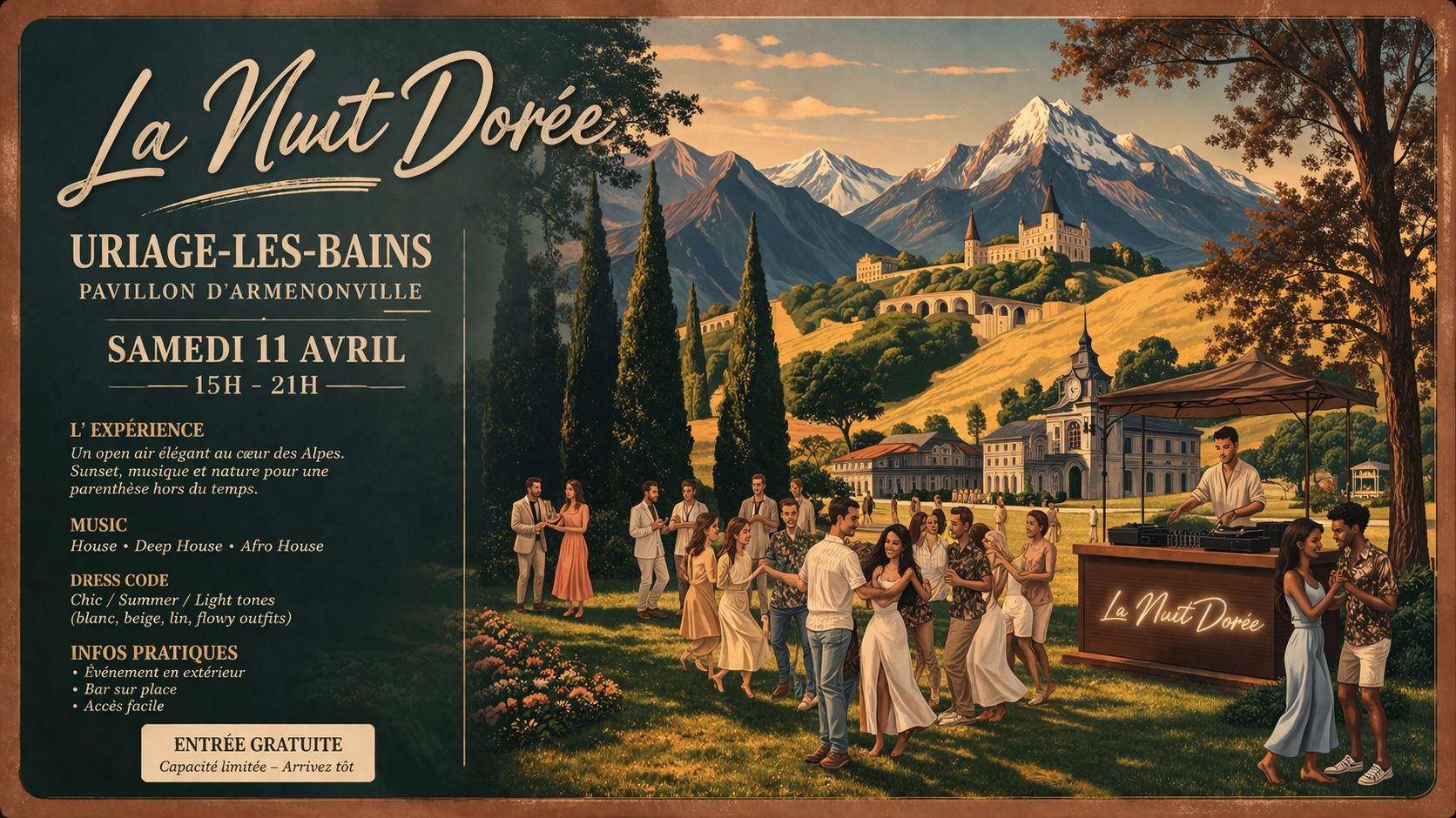 La Nuit Dorée - Open Air Uriage - Les - Bains