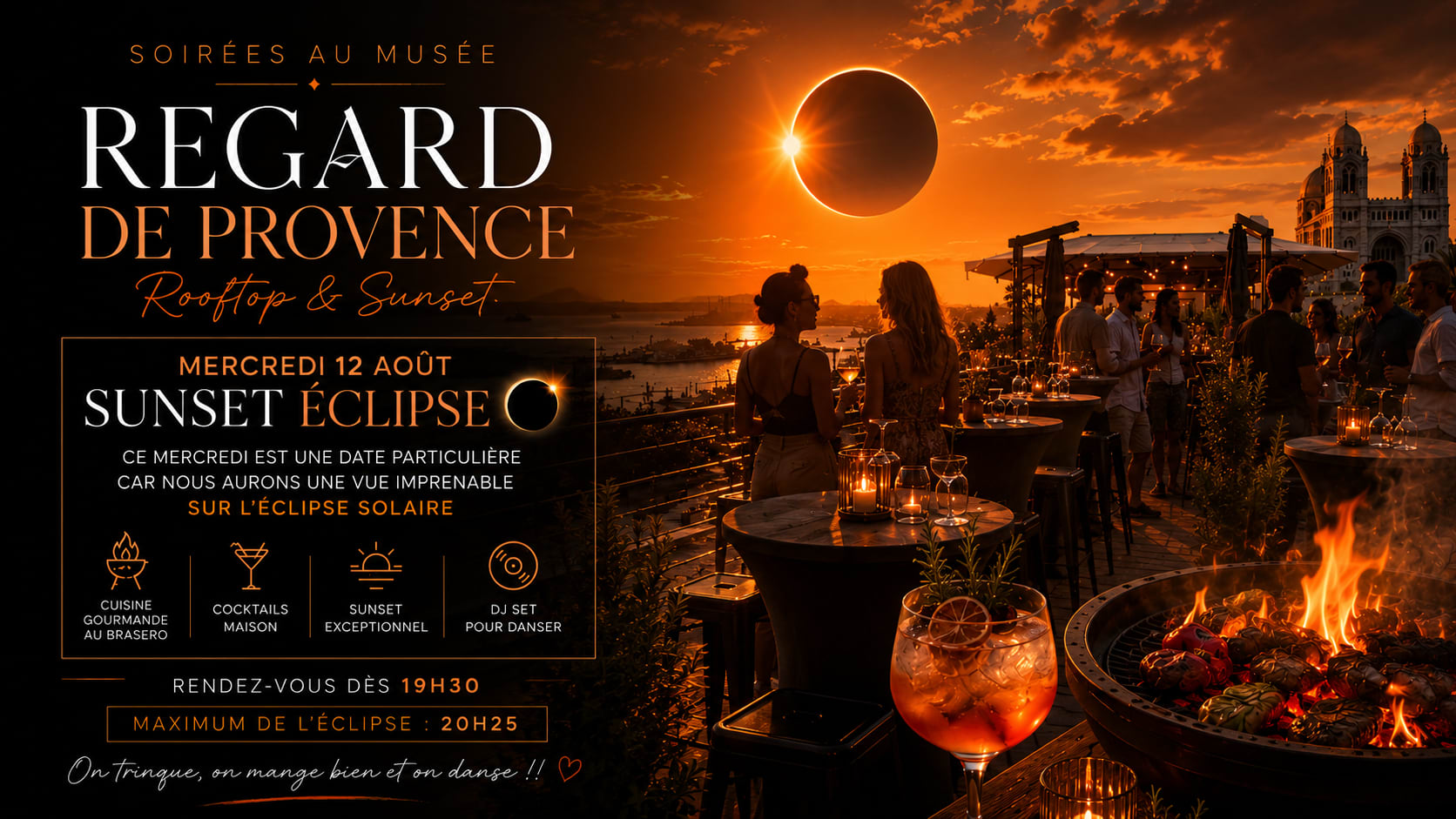 Lily X Musée Regards De Provence - Eclipse Solaire, Food, Dj