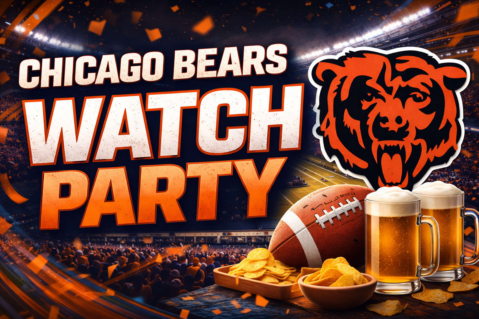 Chicago Bears Playoffs Watch Party