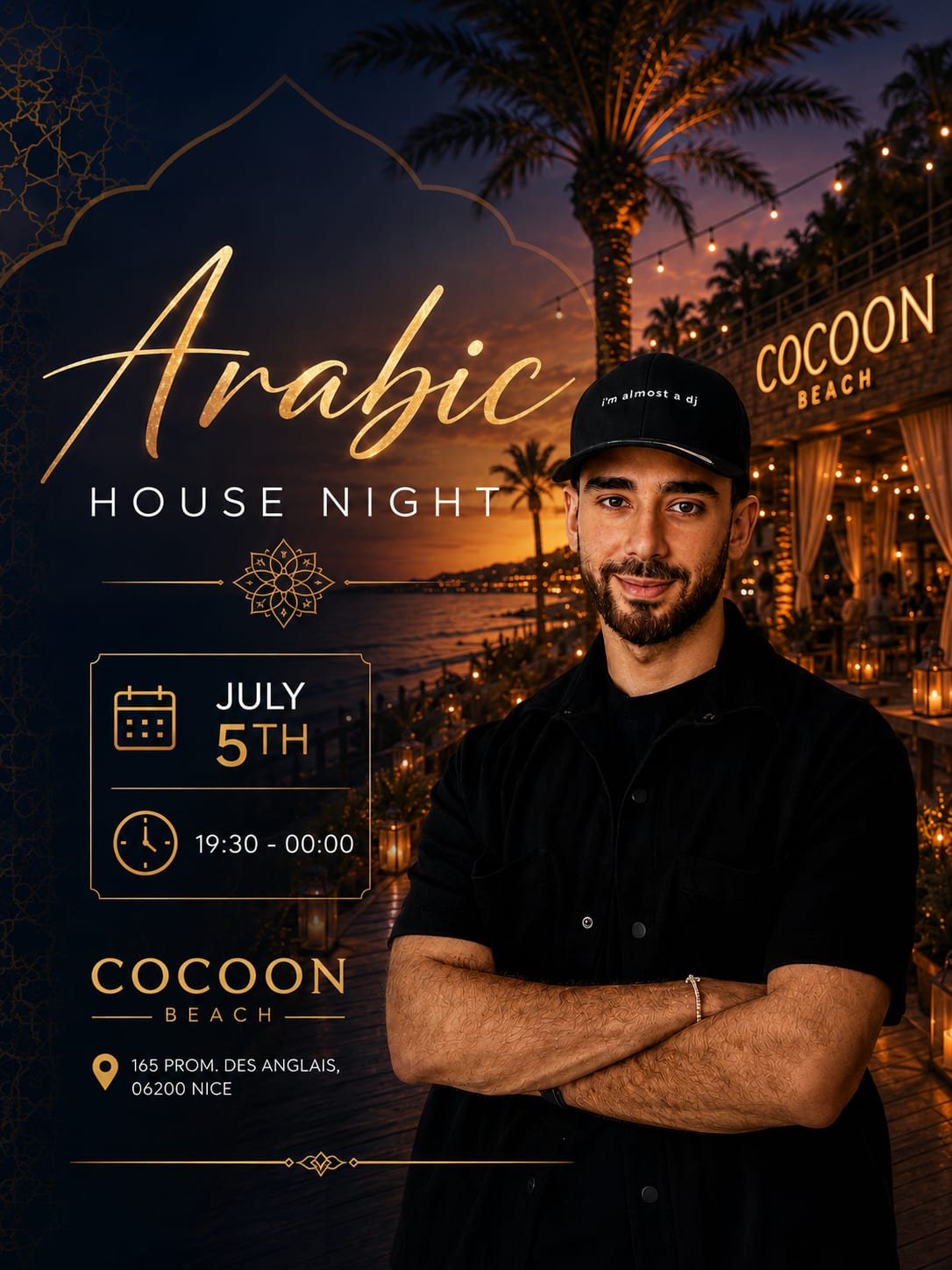 Nice | Arabic House Beach Party | 5 July @ Cocoon Beach