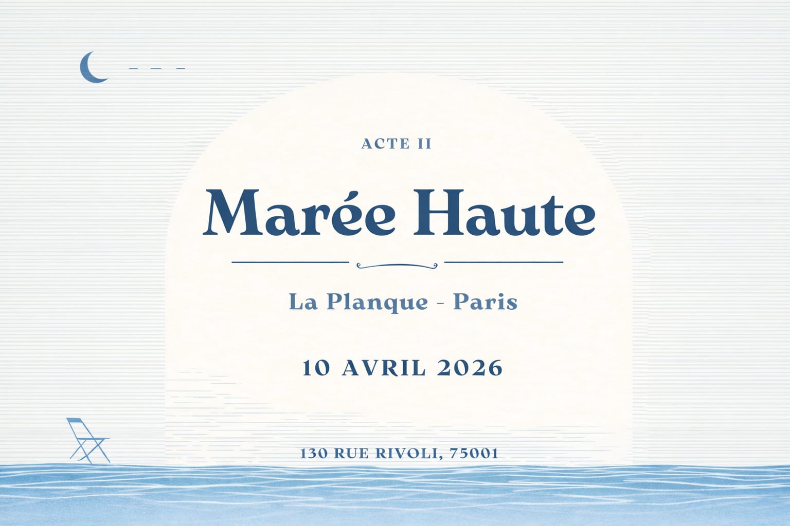 Marée Haute 2nd Edition - @La Planque