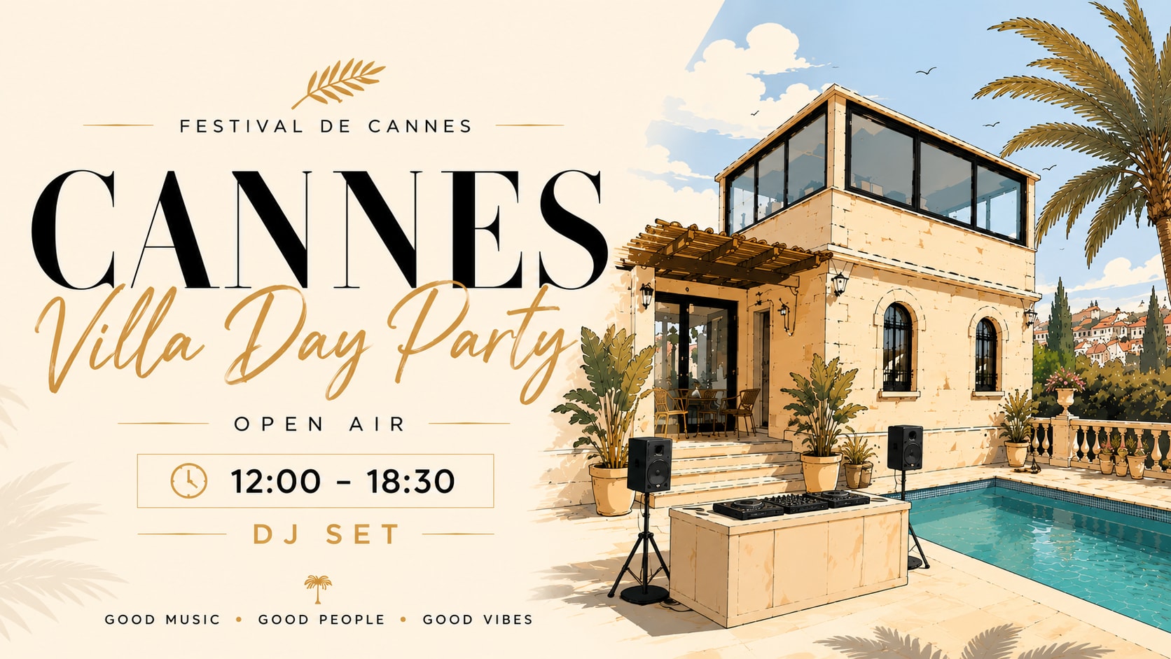 Cannes, Villa Day Party — Saturday 16 May
