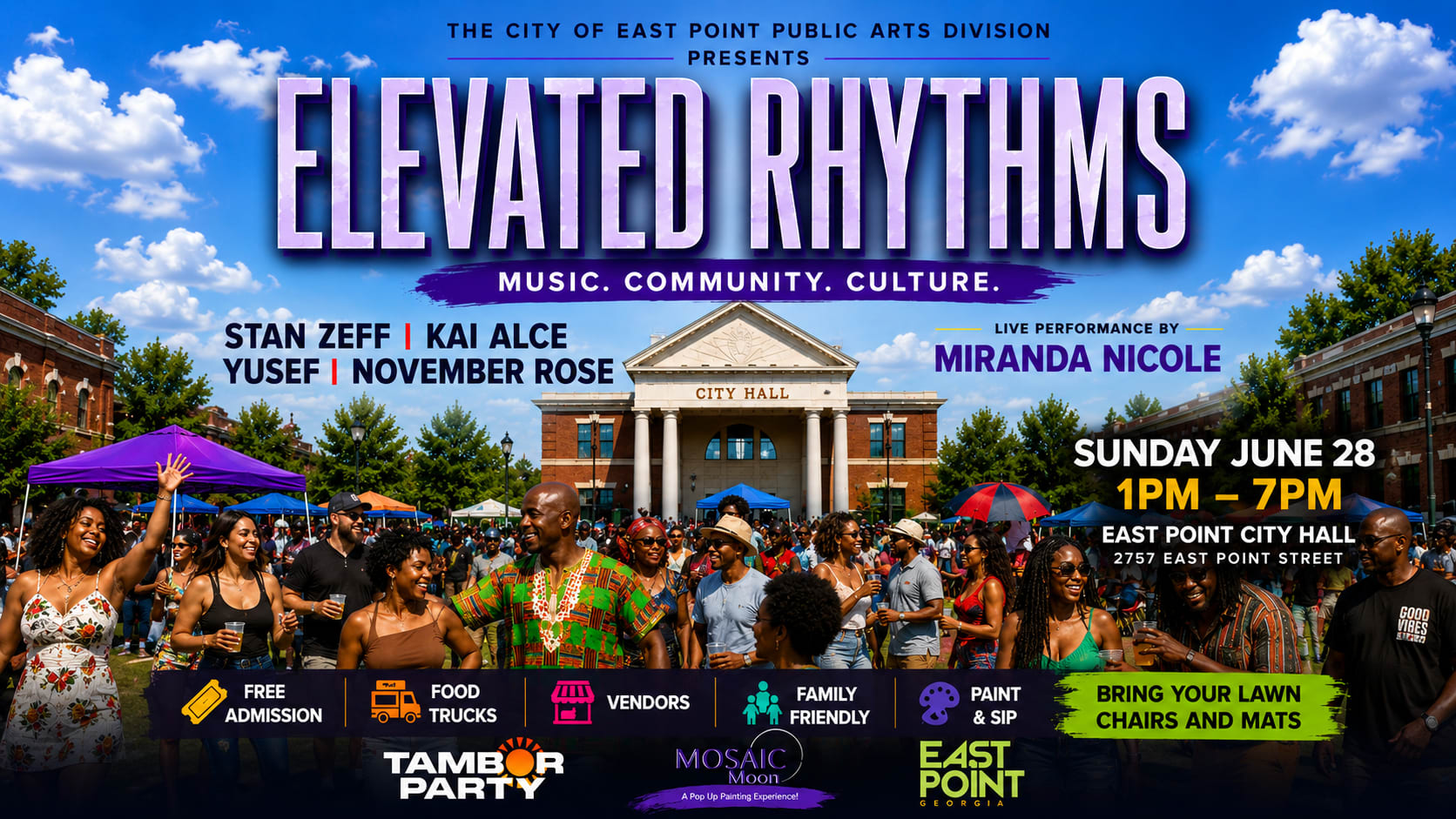 Elevated Rhythms - Sunday, June 28 (Free Event)