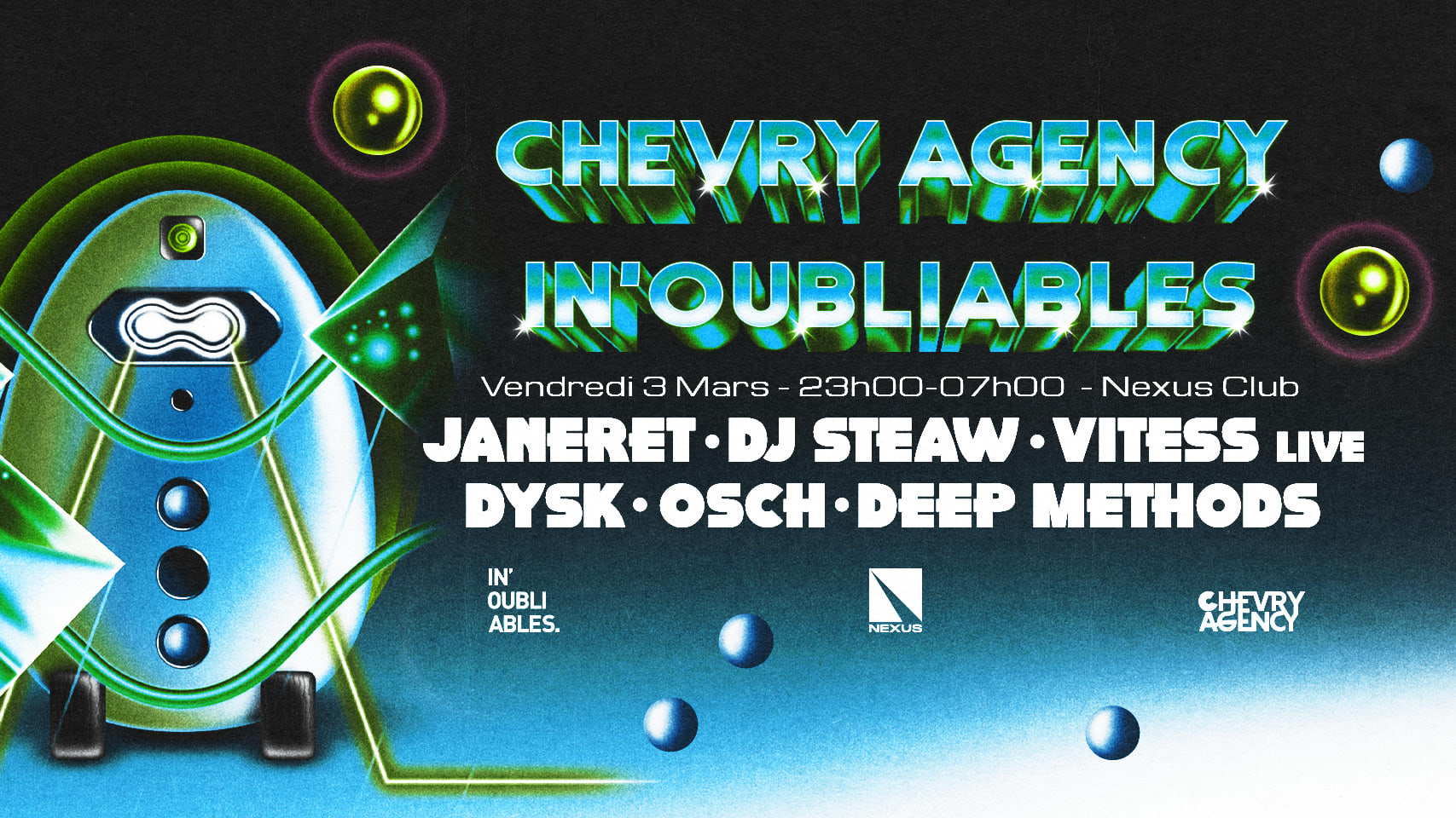 In'oubliables X Chevry Agency