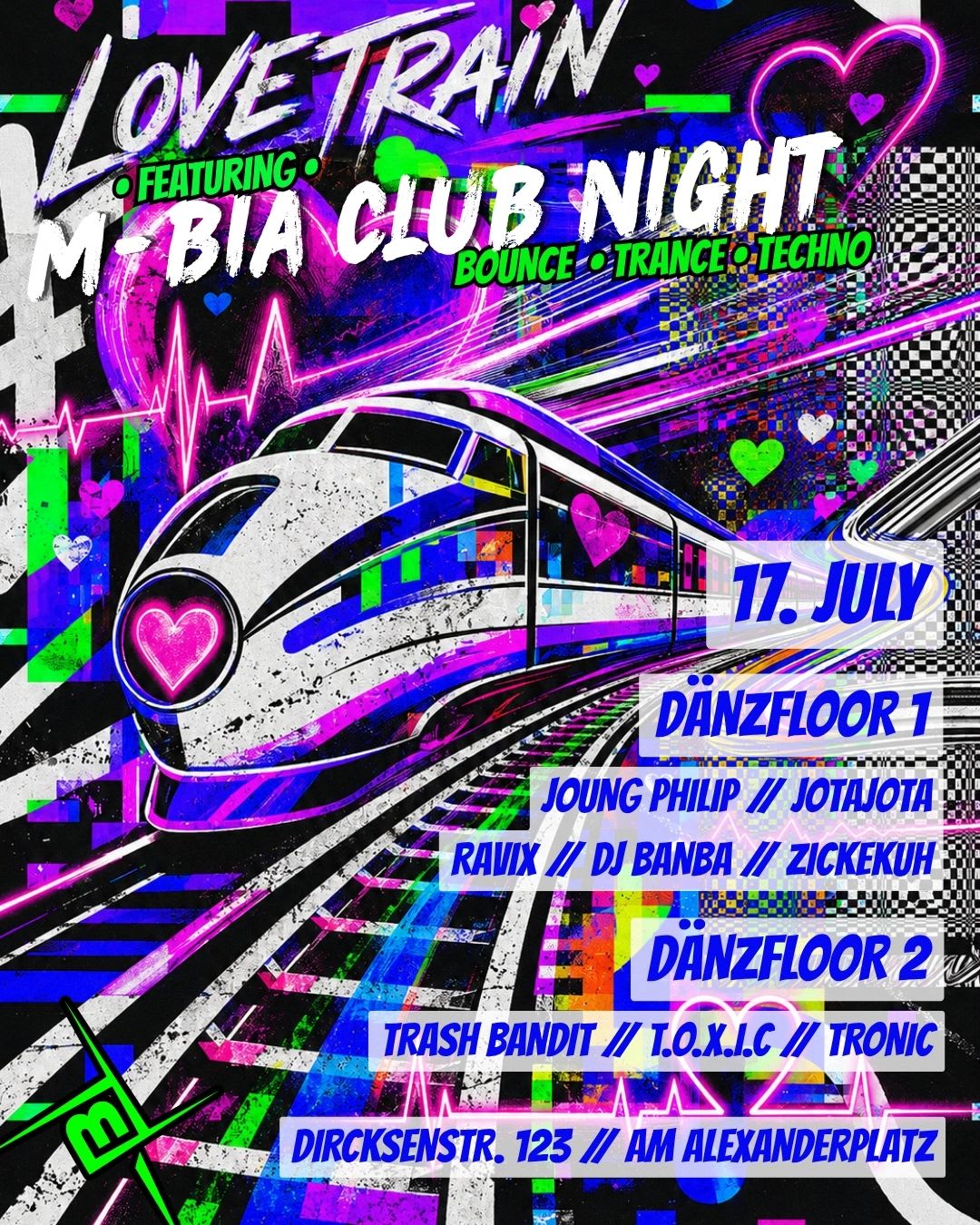 Club Night Ft. Lovetrain Kollektiv (Bounce + Techno)