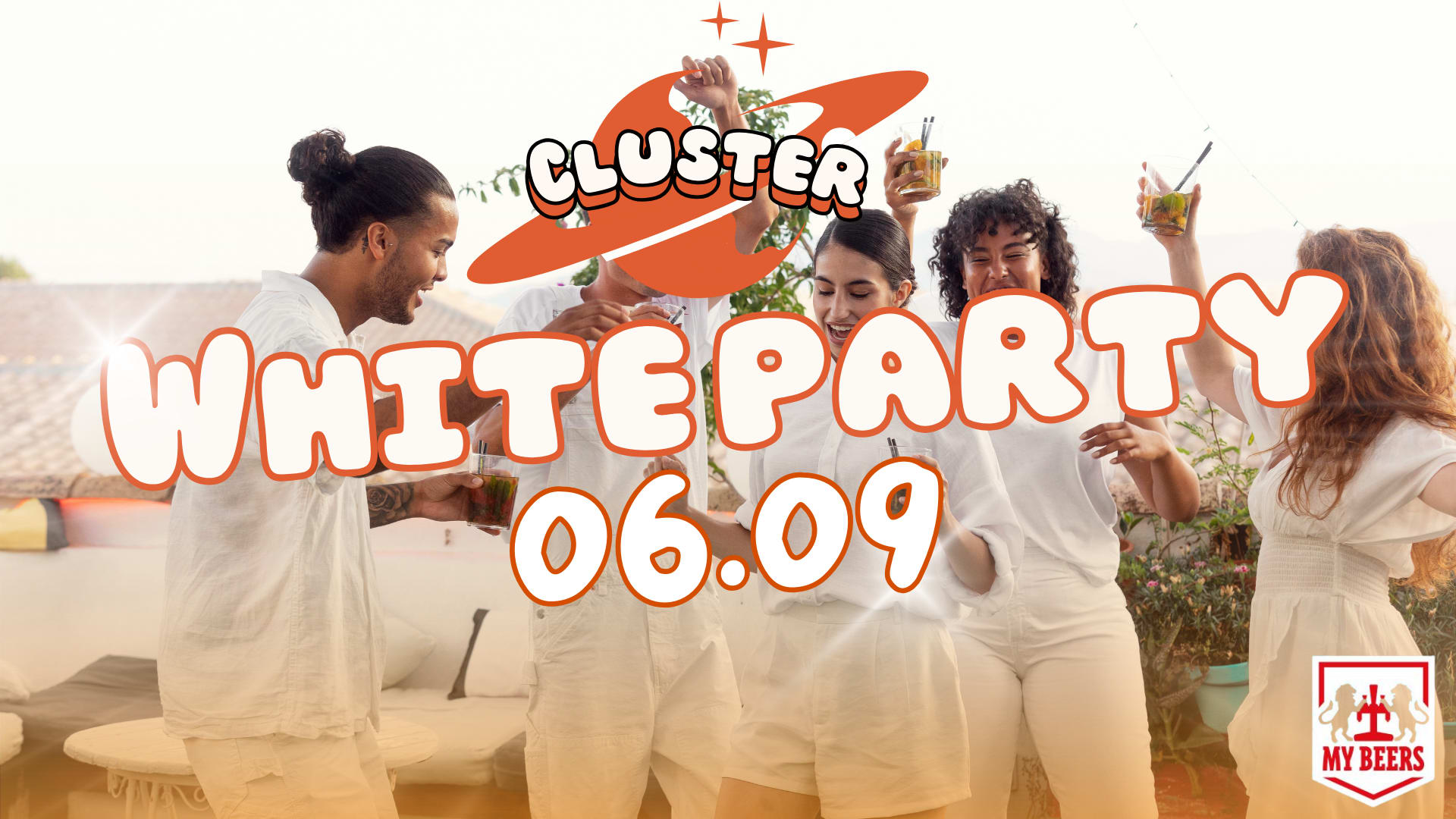 Cluster White Party X Mybeers