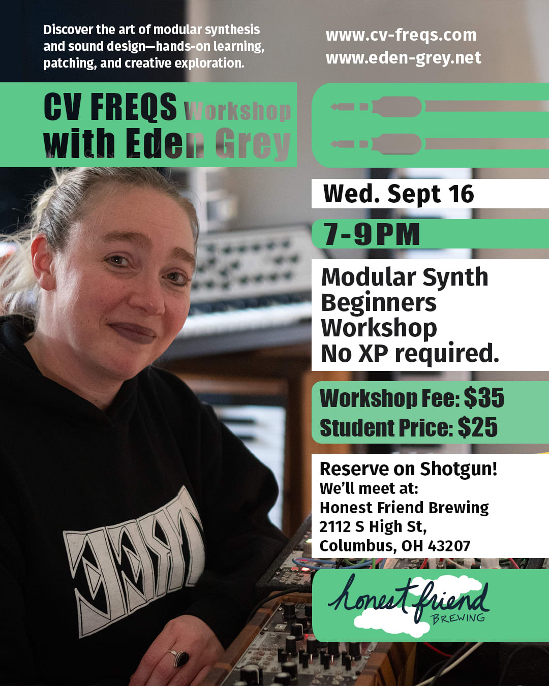 Workshop With Eden Grey At Honest Friend Brewing