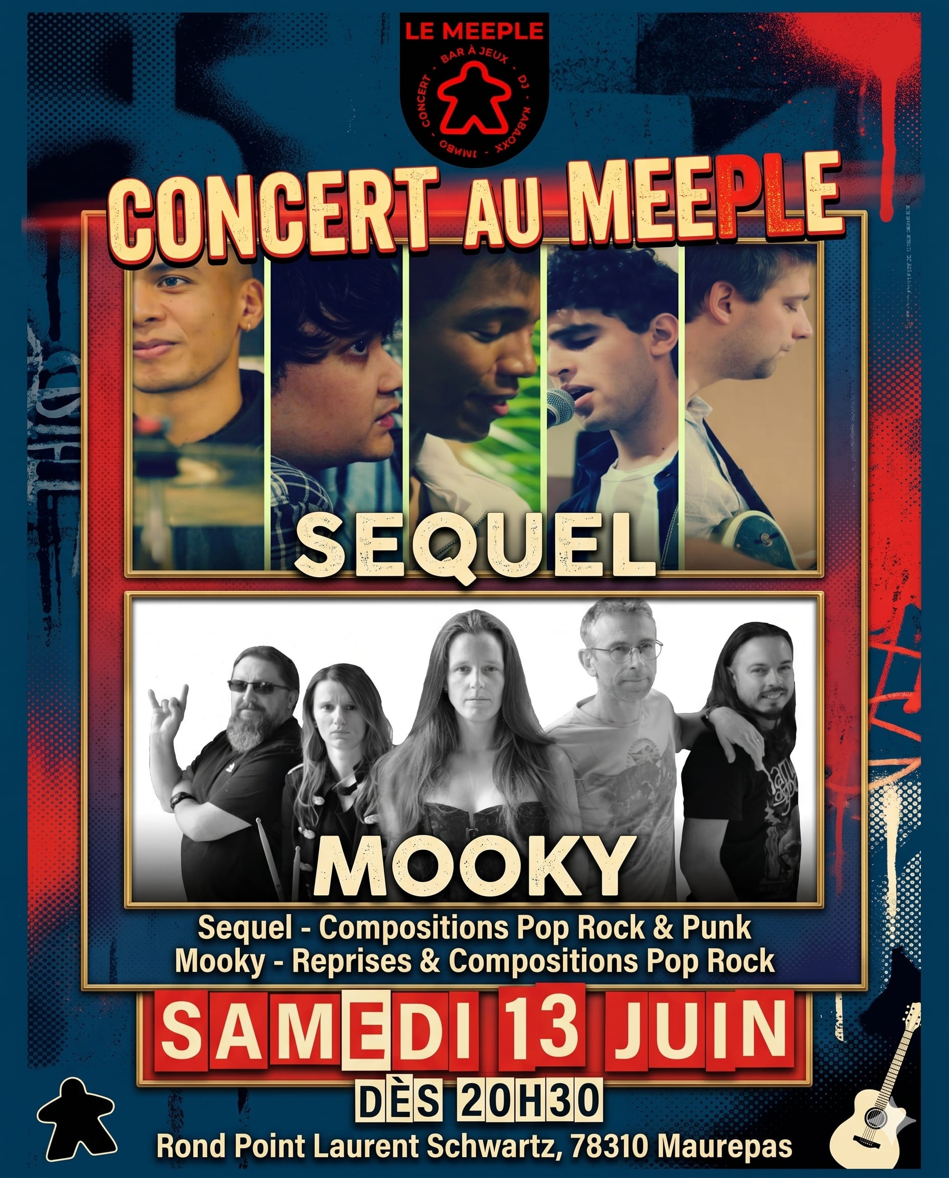 Concert Pop Rock Au Meeple - Sequel Et Mooky