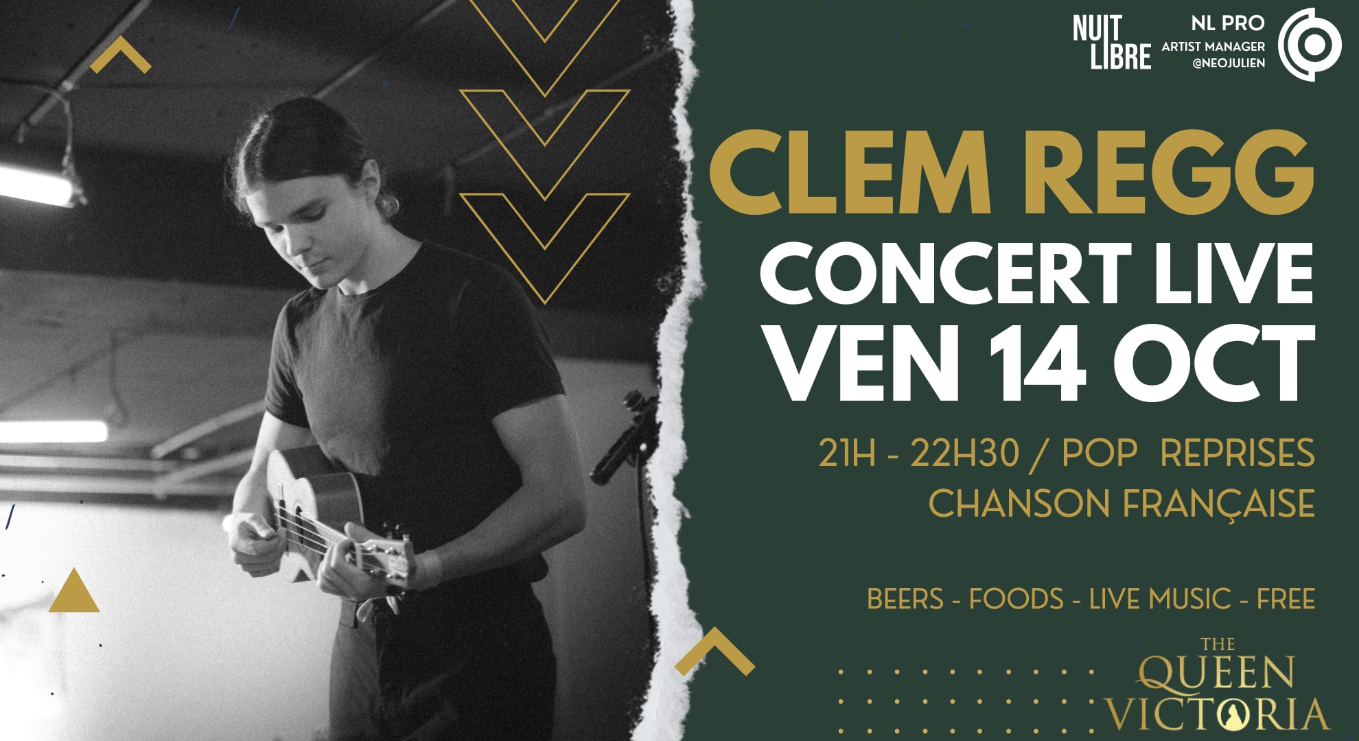 🎤 Concert Live - Clem Regg X Queen Victoria 🎤