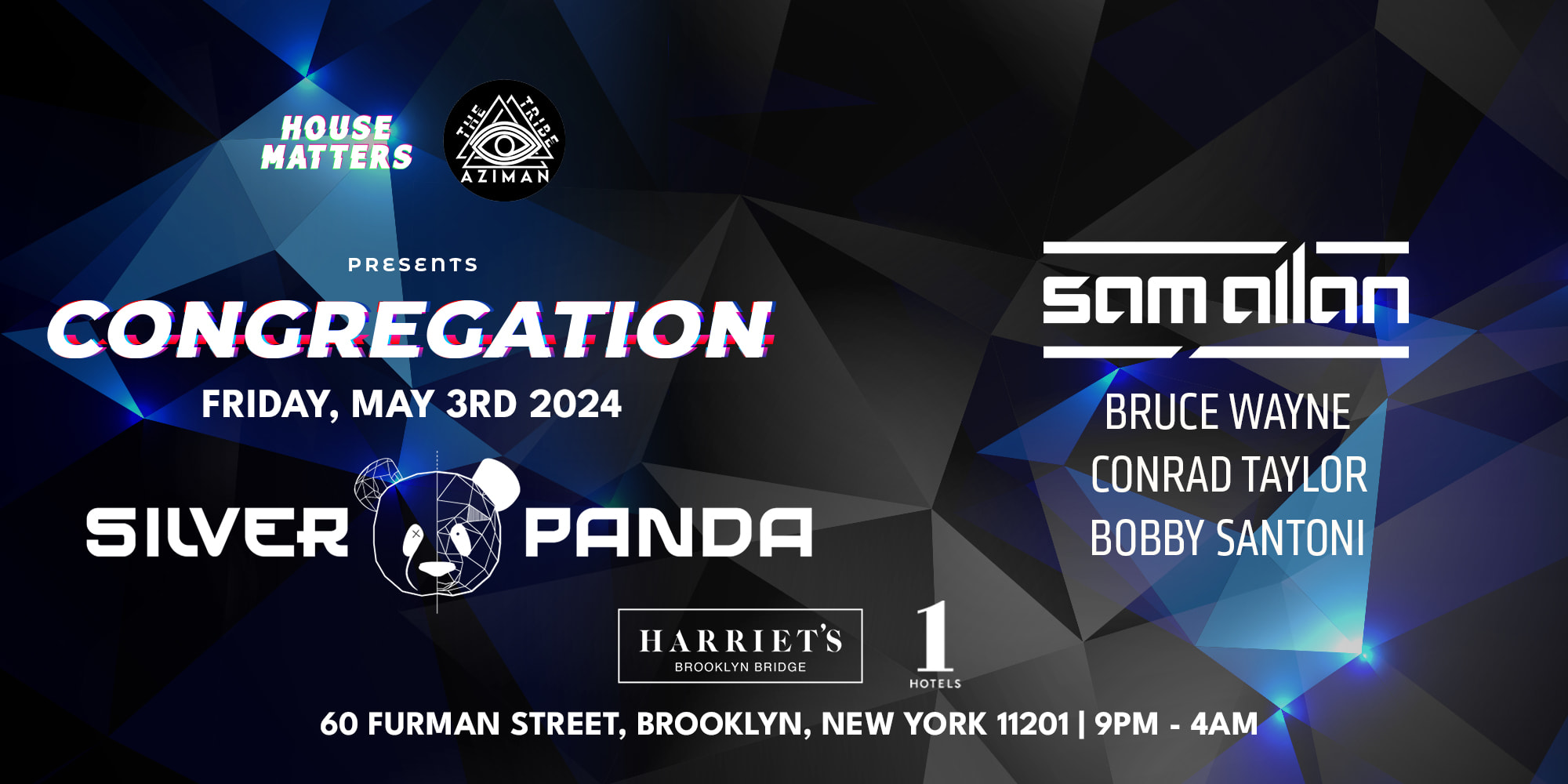 Congregation Brooklyn Bridge Ft. Silver Panda, Sam Allan