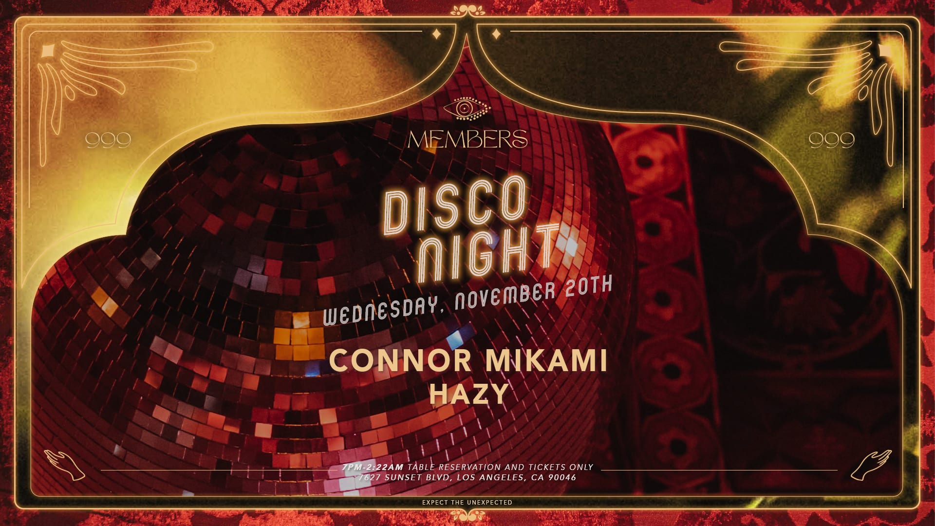 Disco Night With Connor Mikami & Hazy