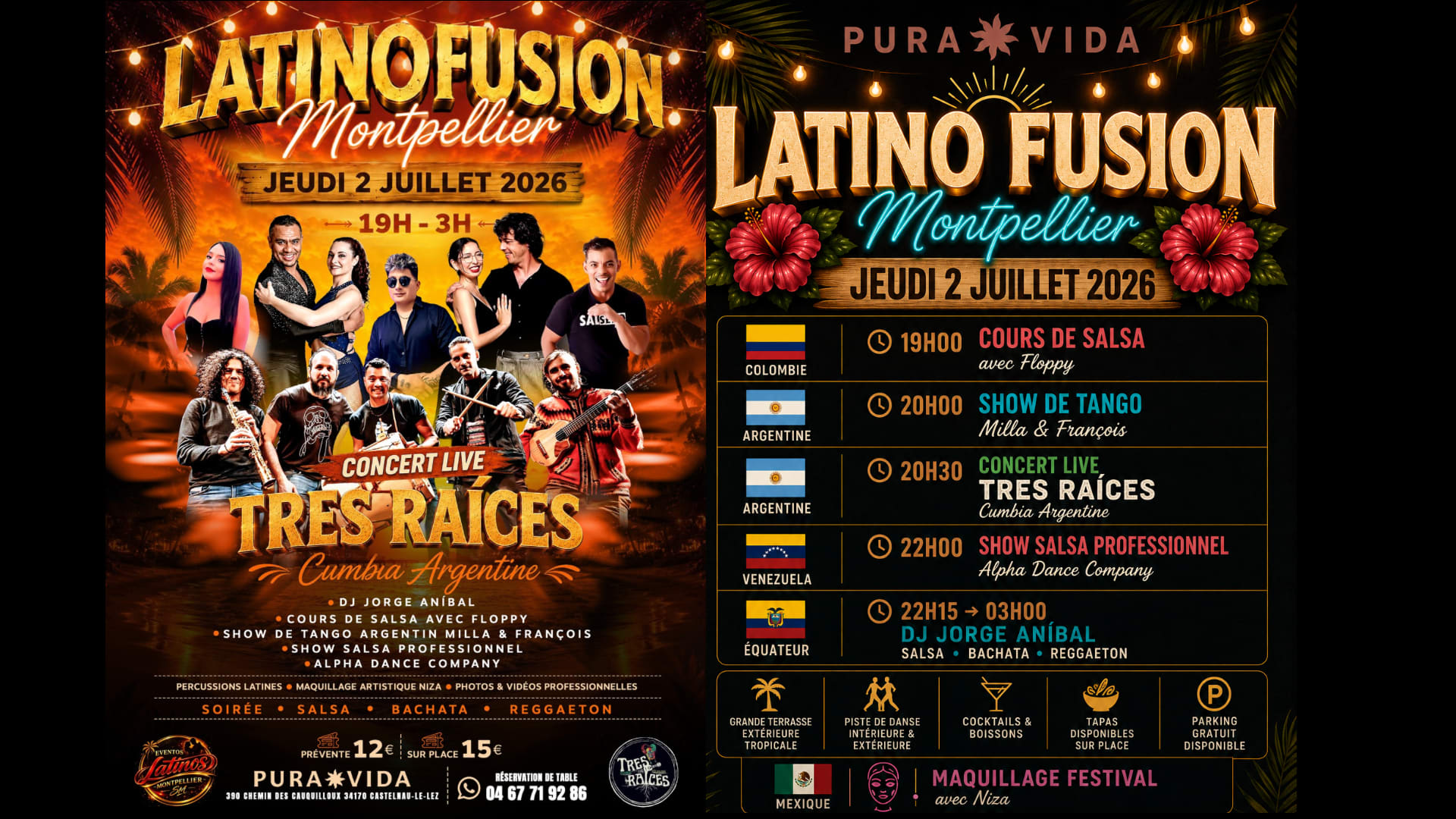 Latino Fusion | Concert Live • Dj • Shows •Pura Vida Mtp