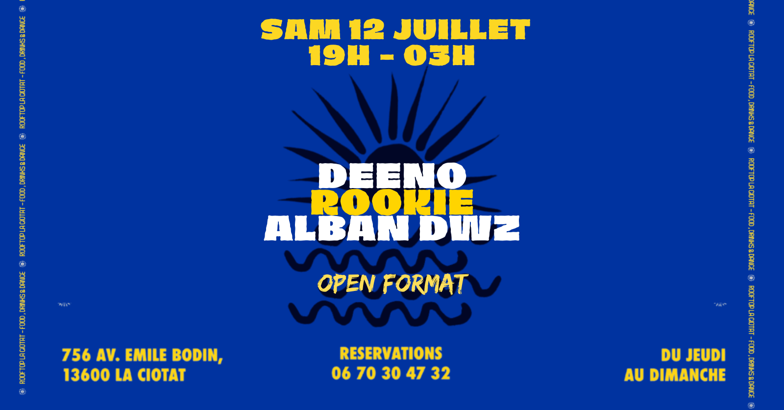 Sam 12/07/25- Deeno - Rookie - Alban Dwz - Free Accès Av 23h