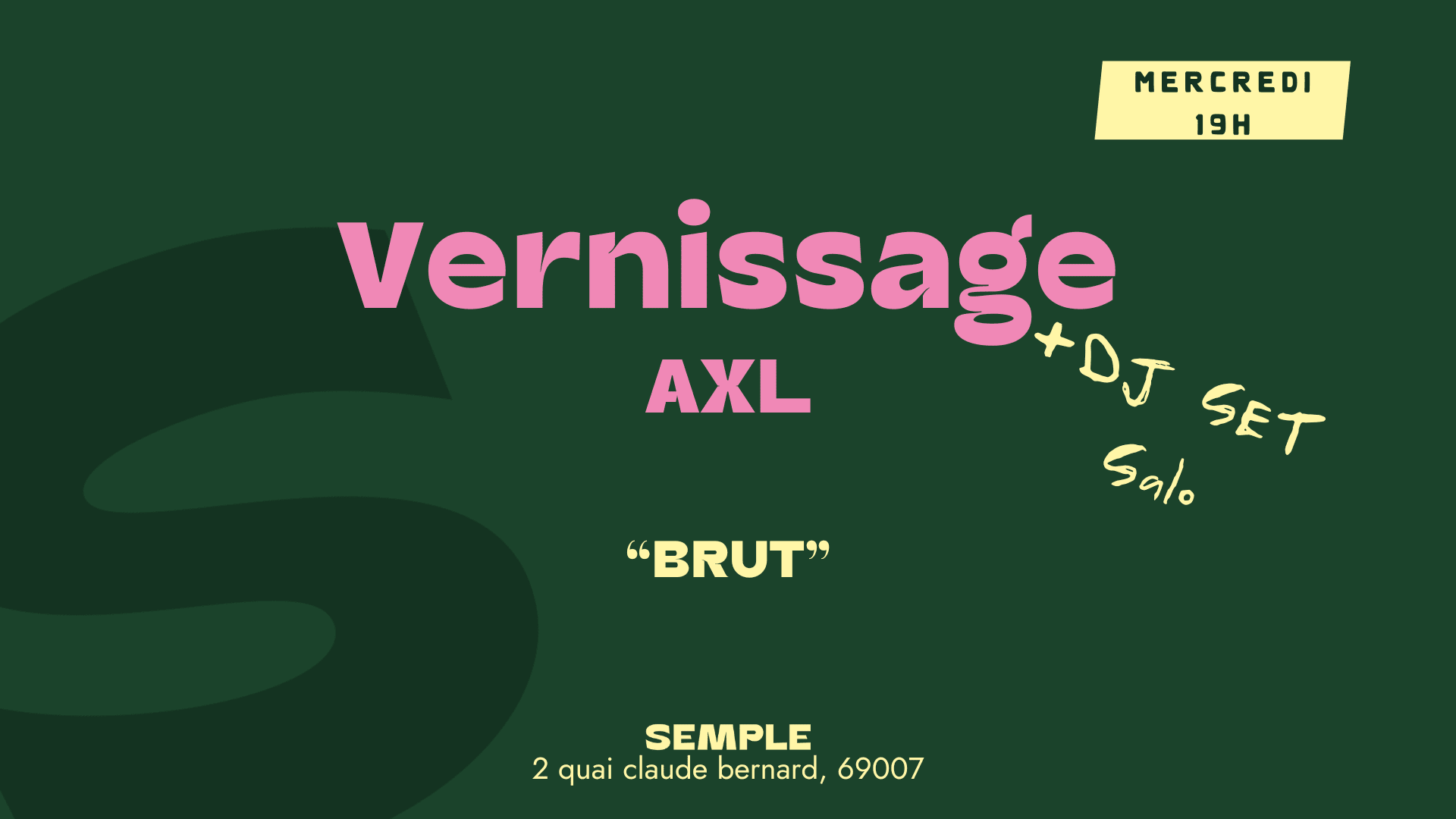 Vernissage Semple X Axl