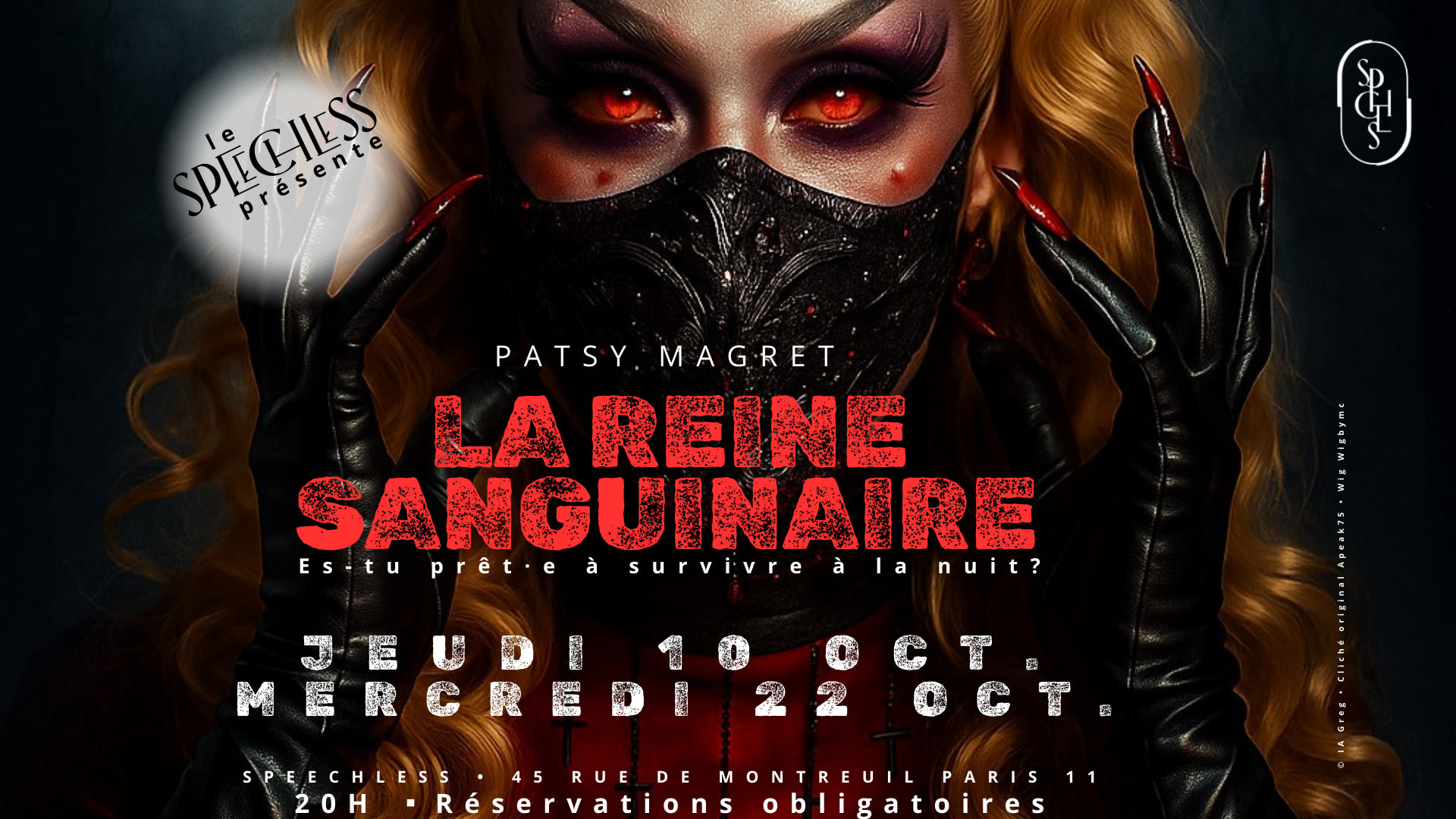 Loup Garou Drag "La Reine Sanguinaire"