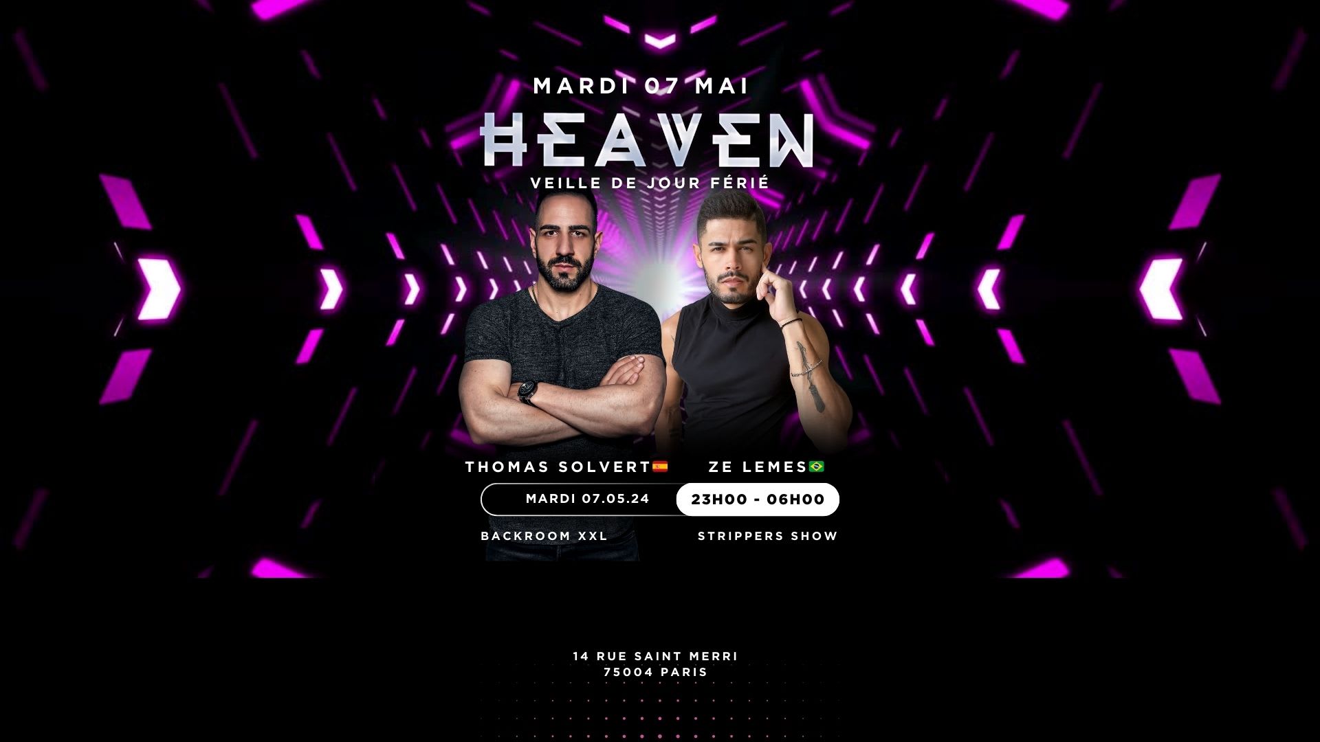 Heaven With Thomas Solvert (Veille De Jour Férié)