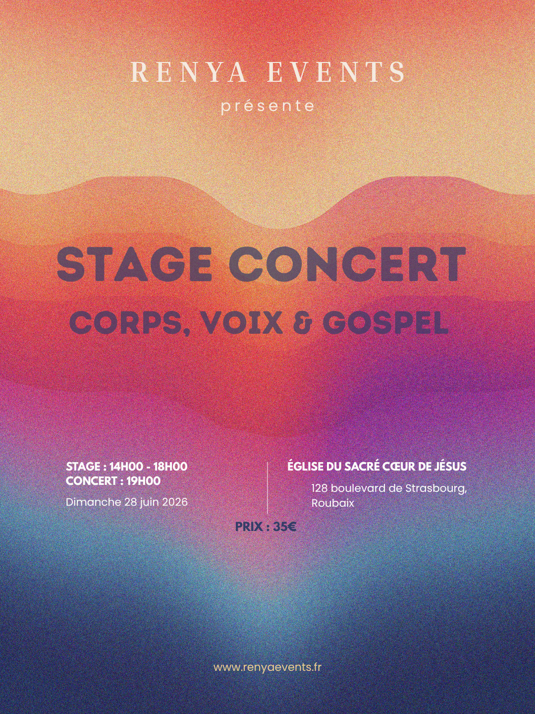 Stage Corps, Voix & Gospel