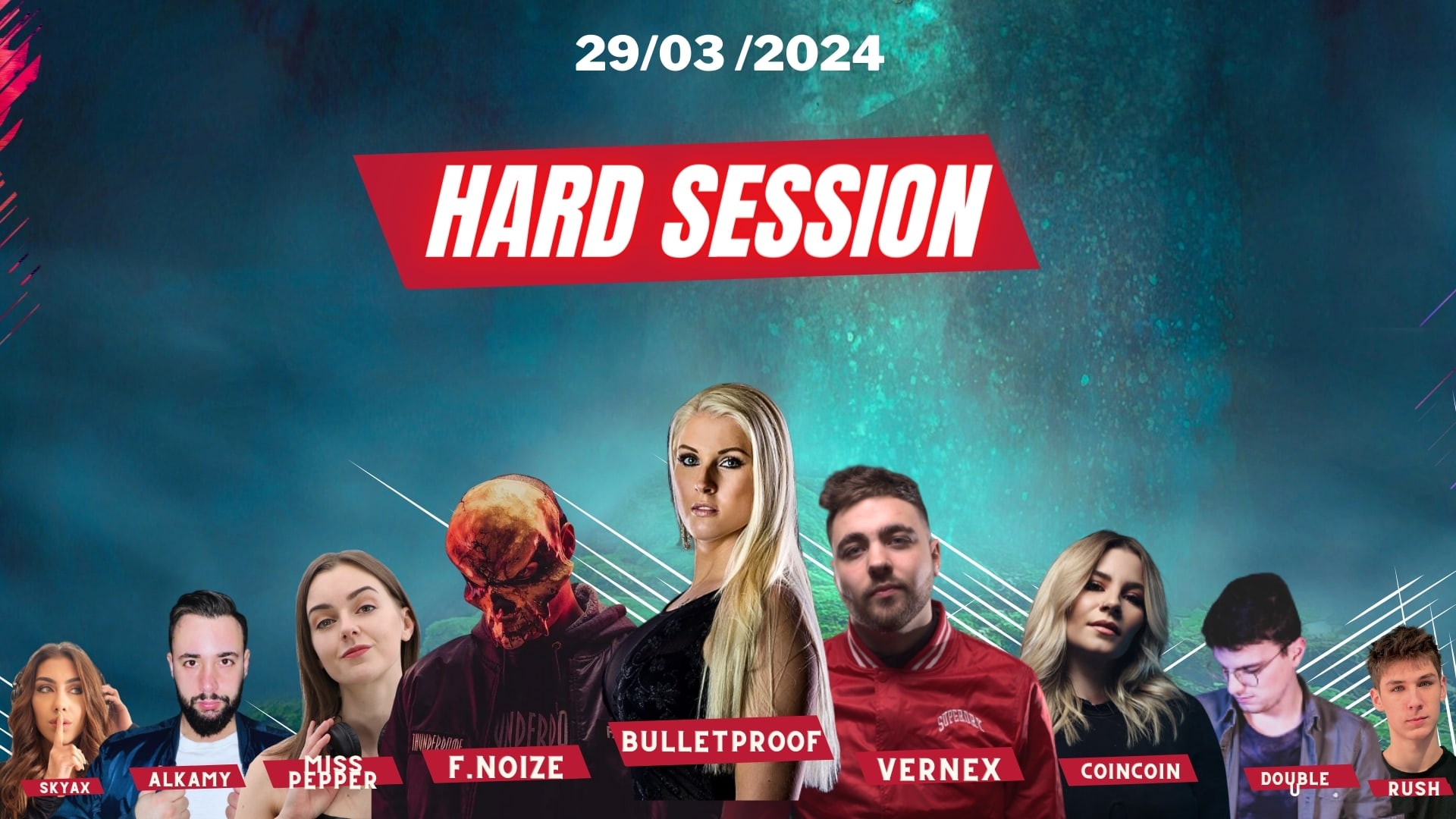 Hard Session : Bulletproof + F.Noize  ( Hard Techno / Hdc )