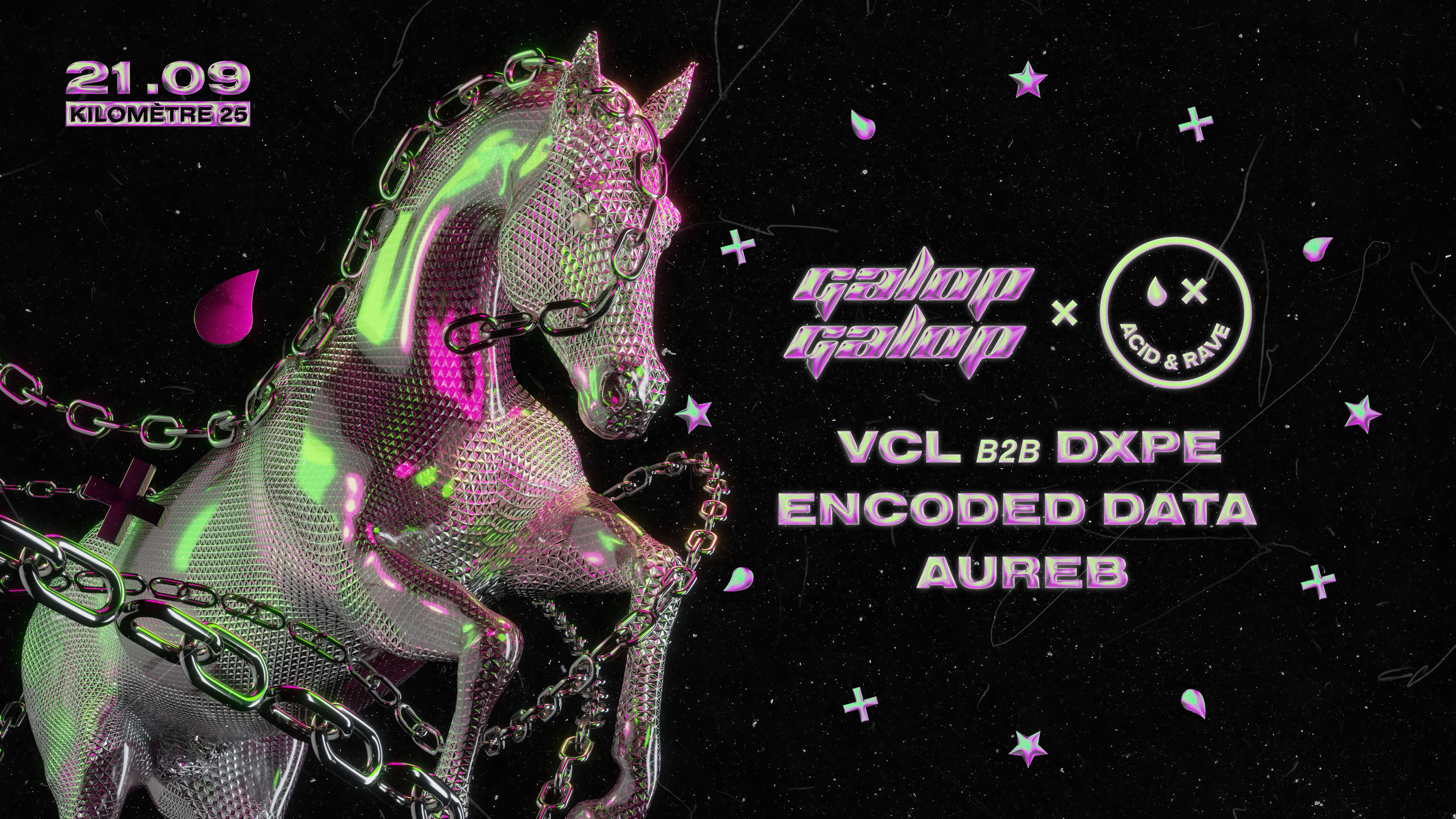 Galop Galop X Acid & Rave: Vcl B2b Dxpe, Encoded Data, Aureb