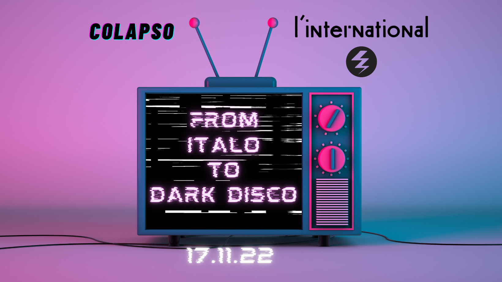 From Italo To Dark Disco: Colapso X L'international