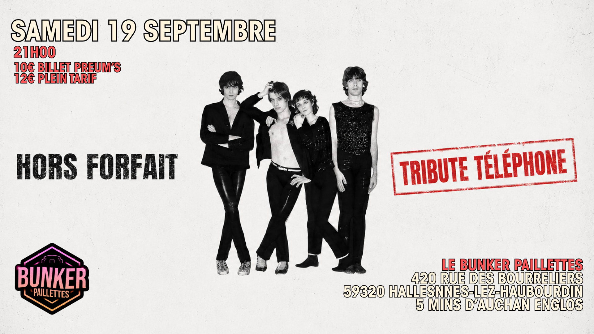 Tribute Telephone - Hors Forfait