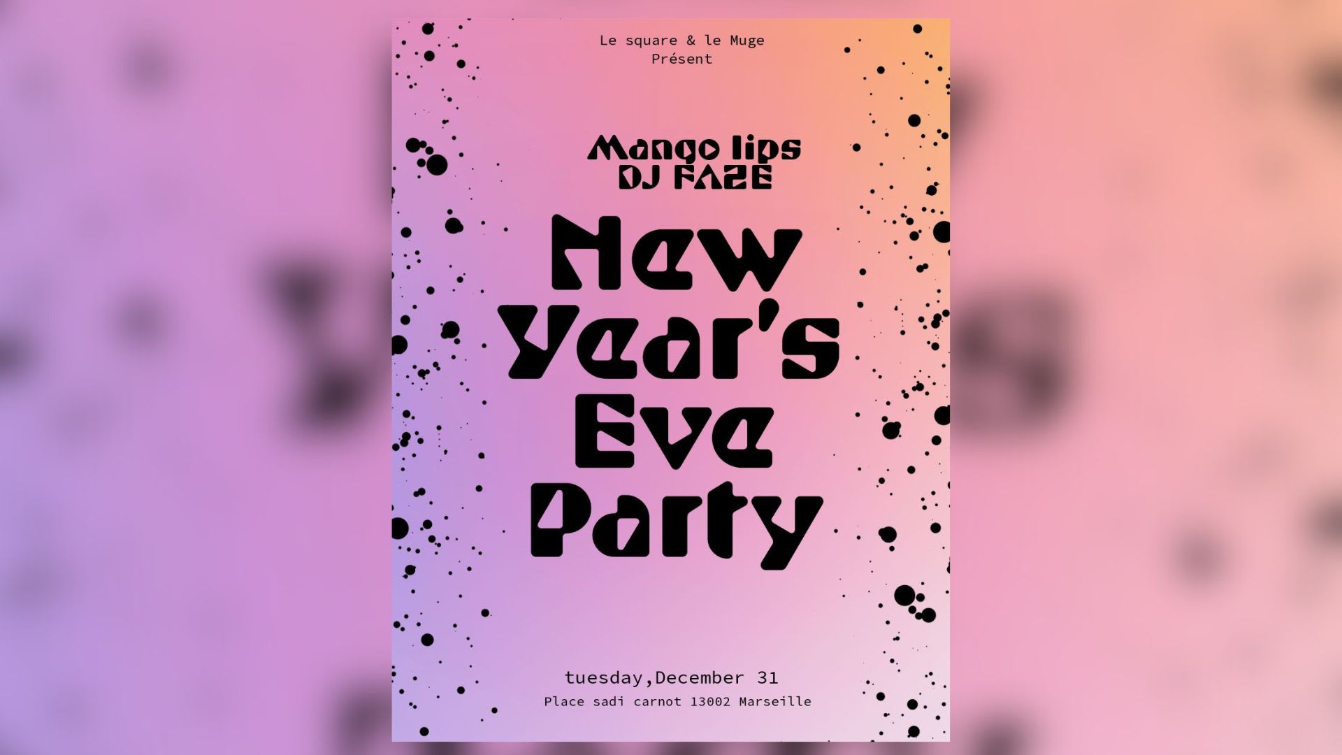 New Year's Eve - Mango Lips & Dj Faze