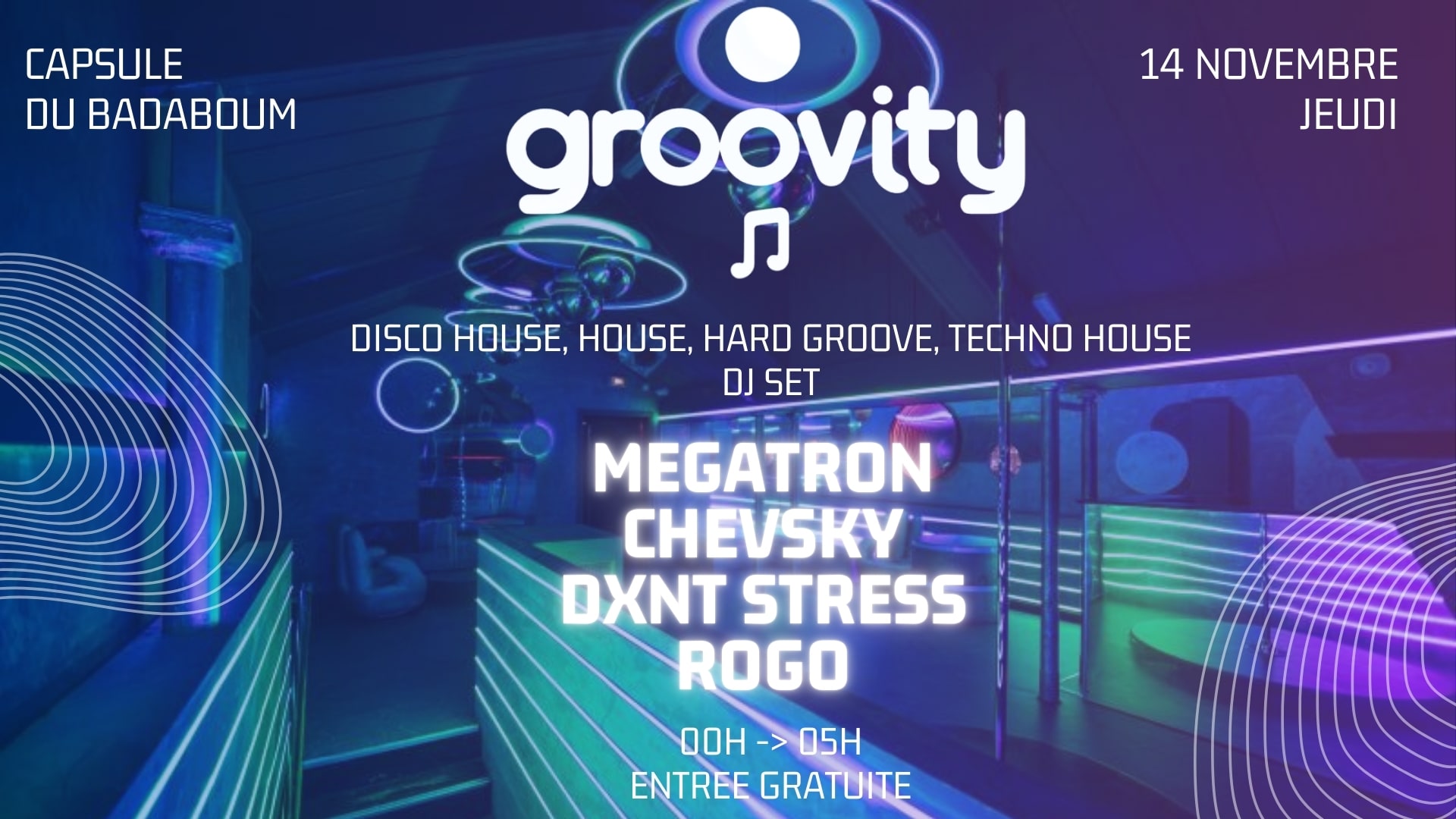 Groovity Badaboum Night