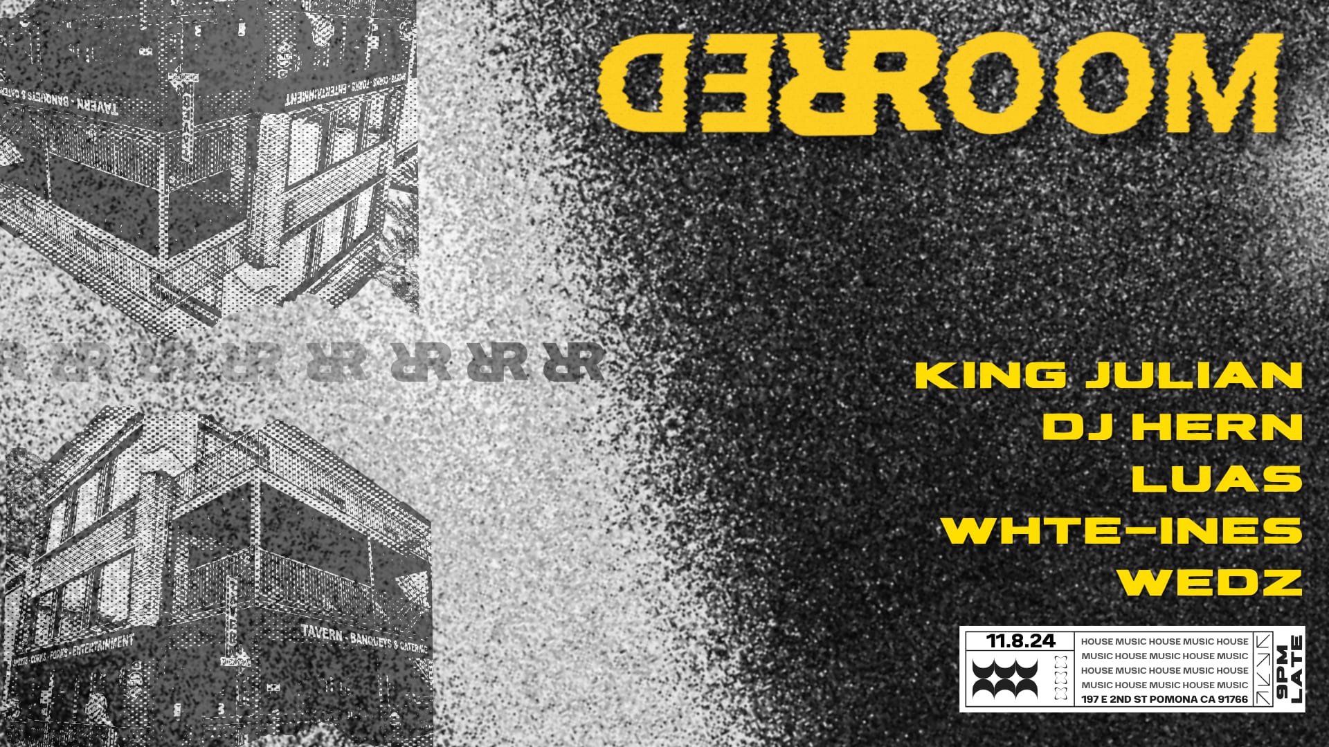Red Room Pres. Nov 8th (Back Indoors)
