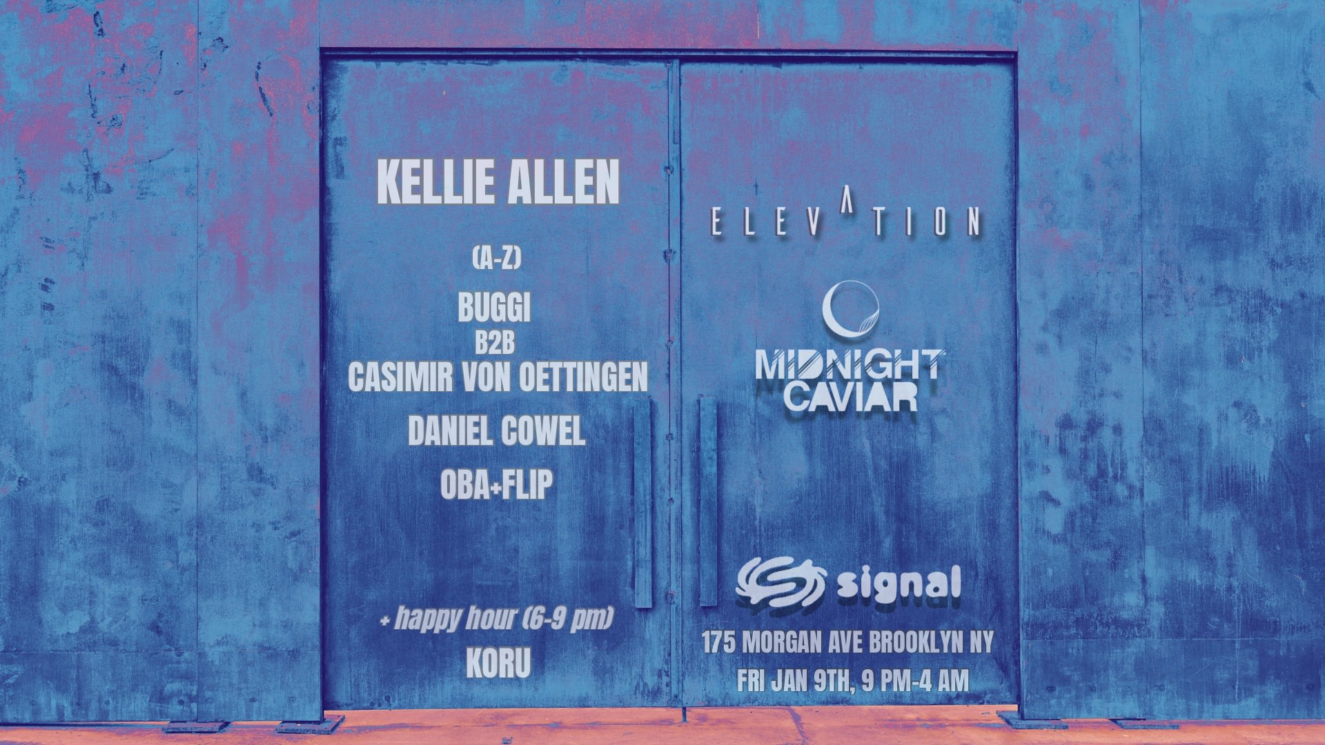 Elevation X Midnight Caviar Present Kellie Allen
