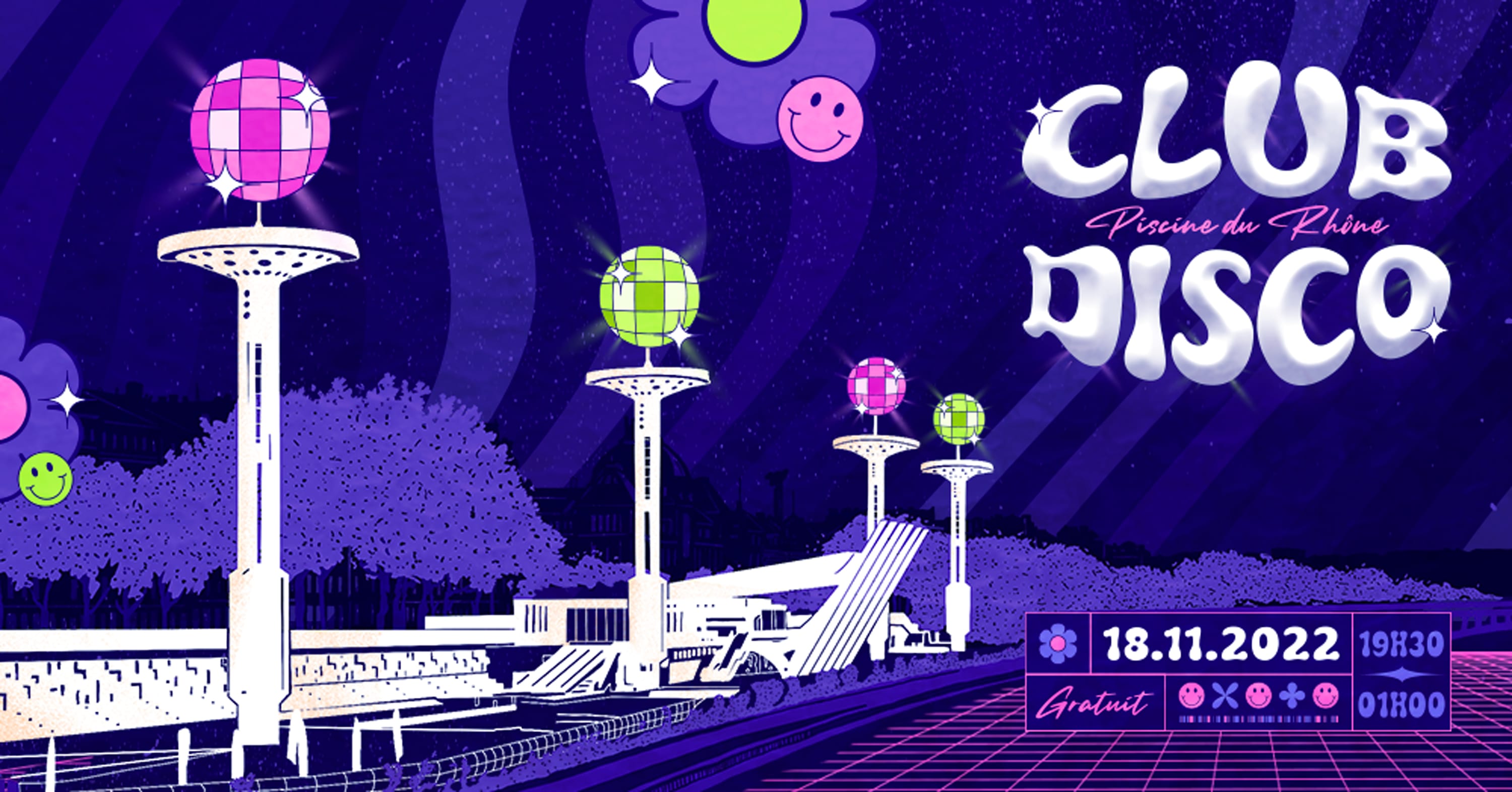 Gratuit - Afterwork & Club Disco @ Piscine Du Rhône
