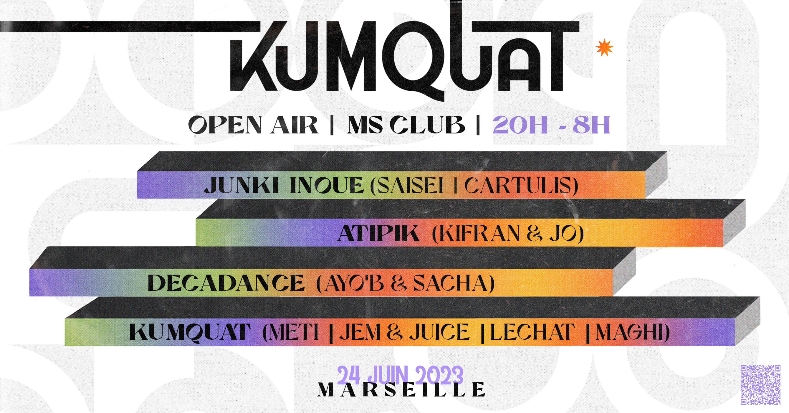 Open-Air Kumquat W/ Junki Inoue & Friends | Marseille