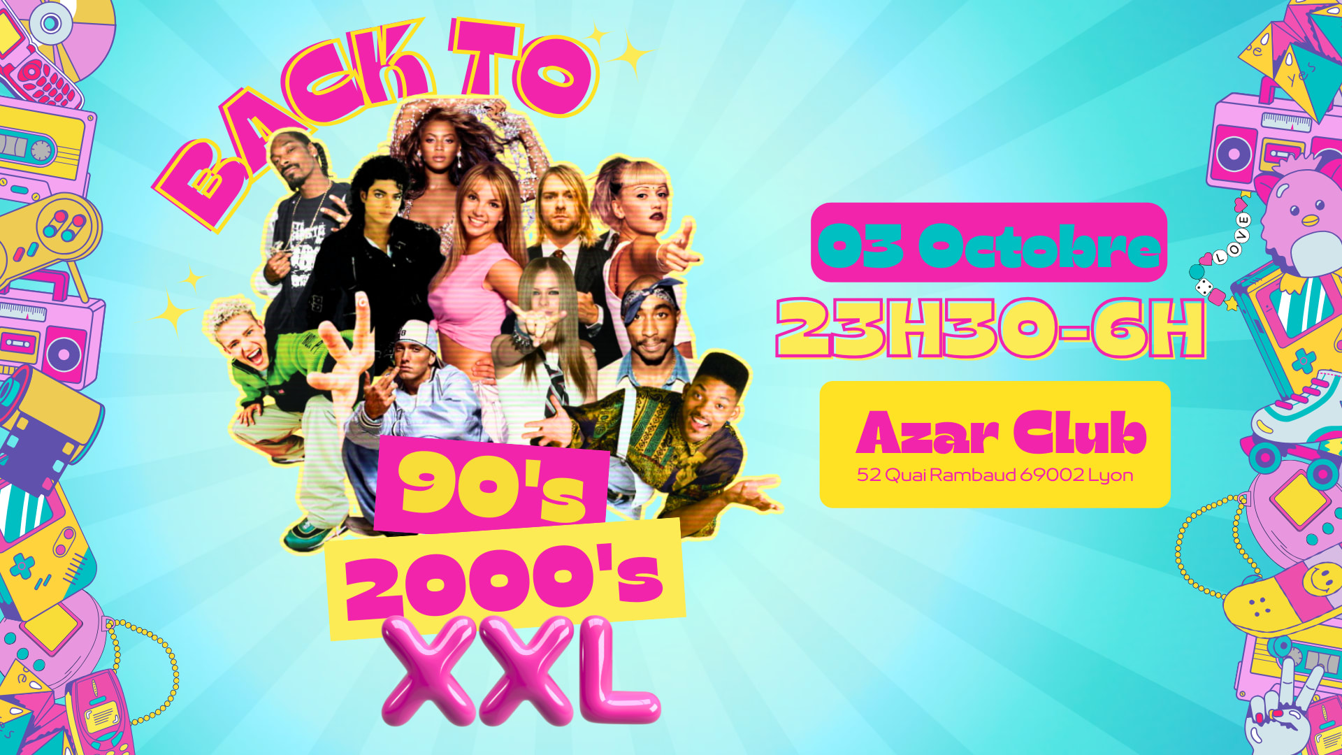 Back To 90's/2000's : Version Xxl Au Azar Le 3 Octobre