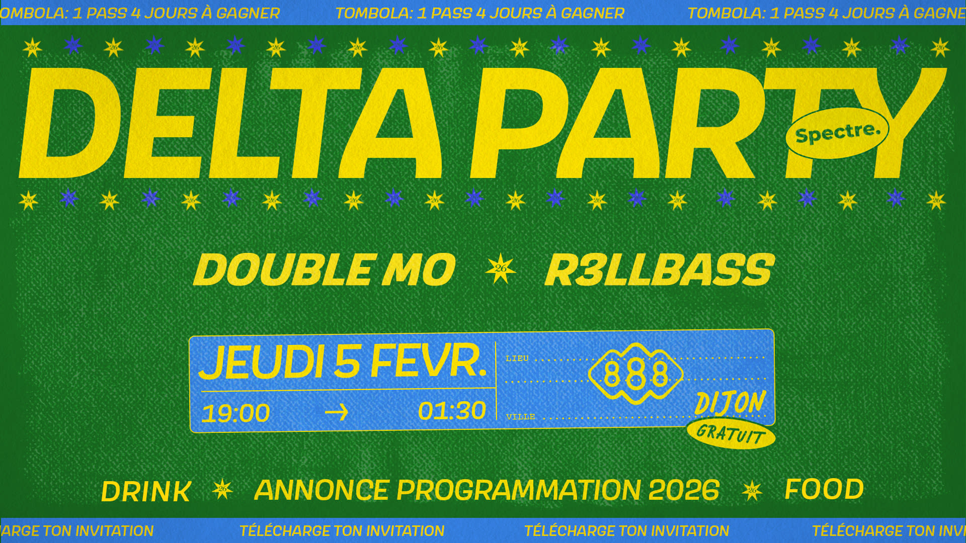 Delta Party X Le 888 - Dijon