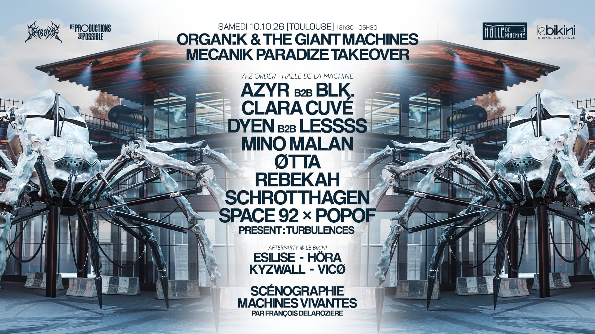 Open Rave Toulouse : Organïk + Machines Vivantes !