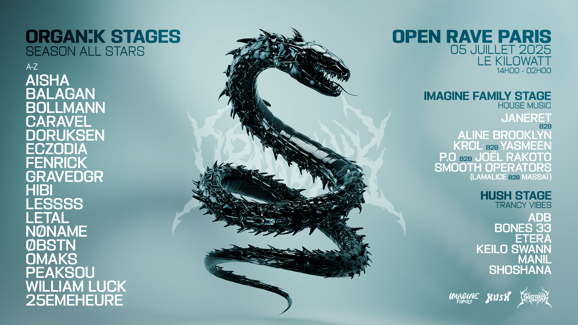 Organïk Xxl : Open Rave 2025