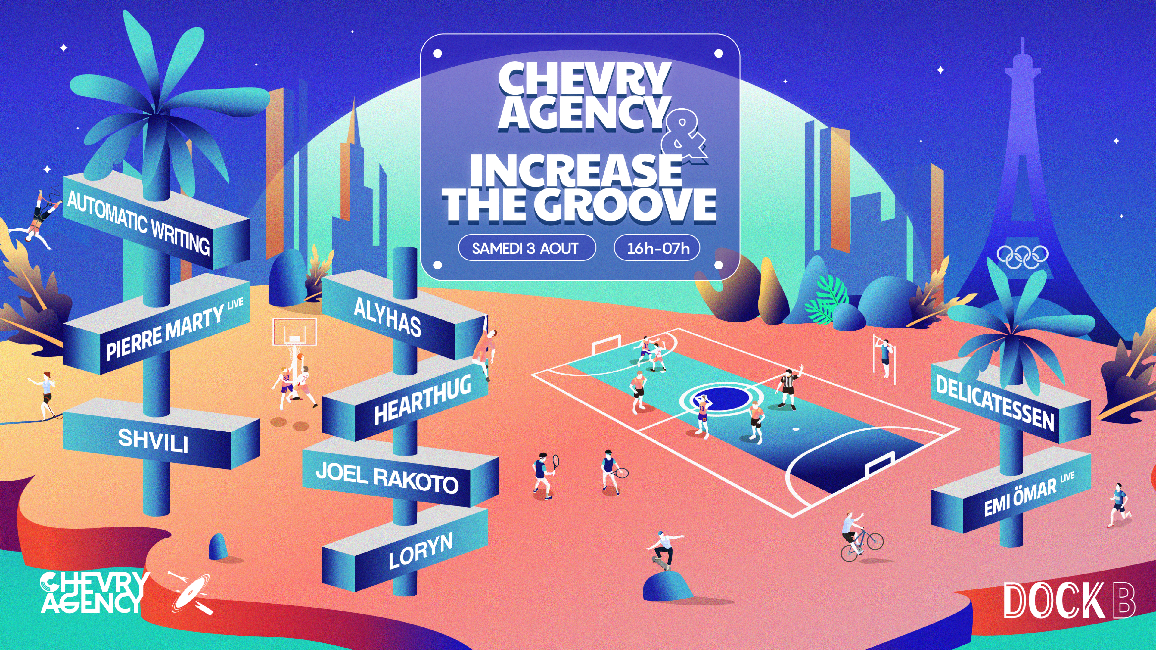 Chevry Agency & Increase The Groove: Open Air + Club