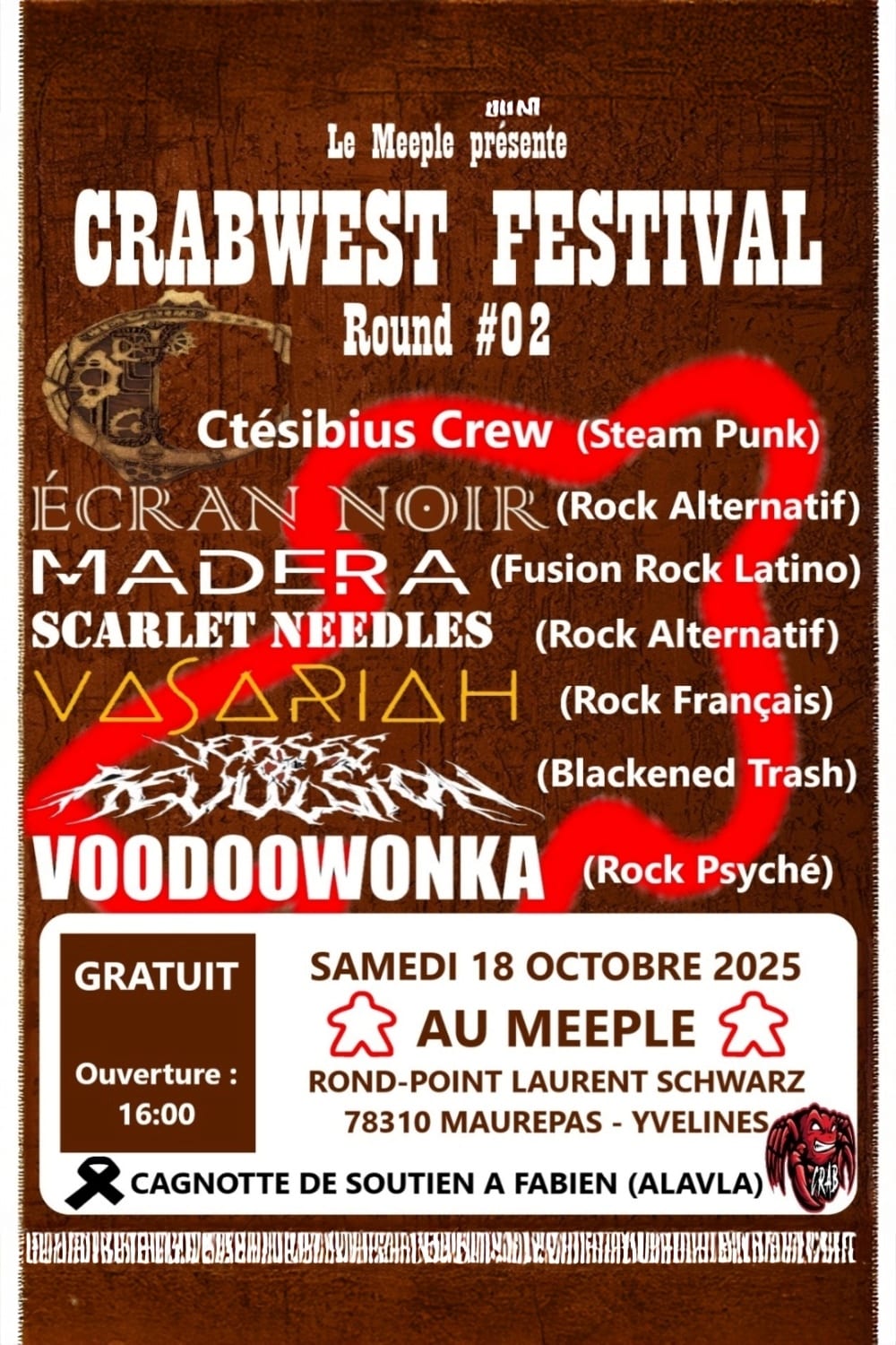 Crabwest Festival Round #2 Au Meeple