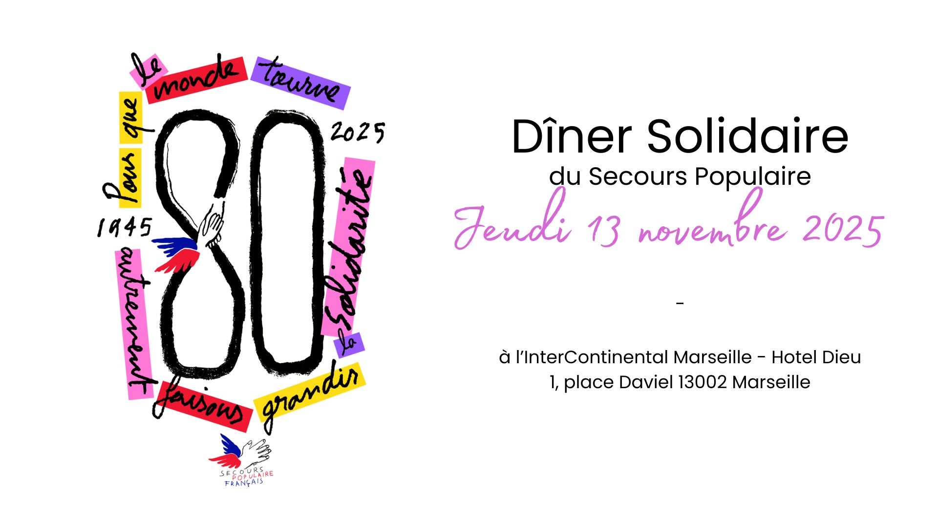 Dîner Solidaire - La Tablée
