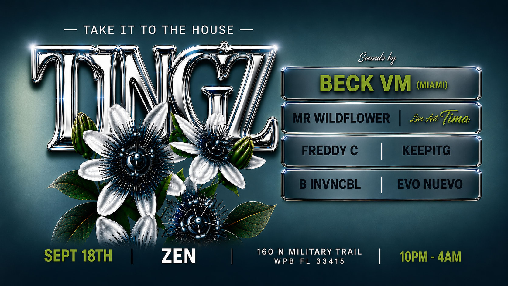 Tingz : Take It To The House Wpb