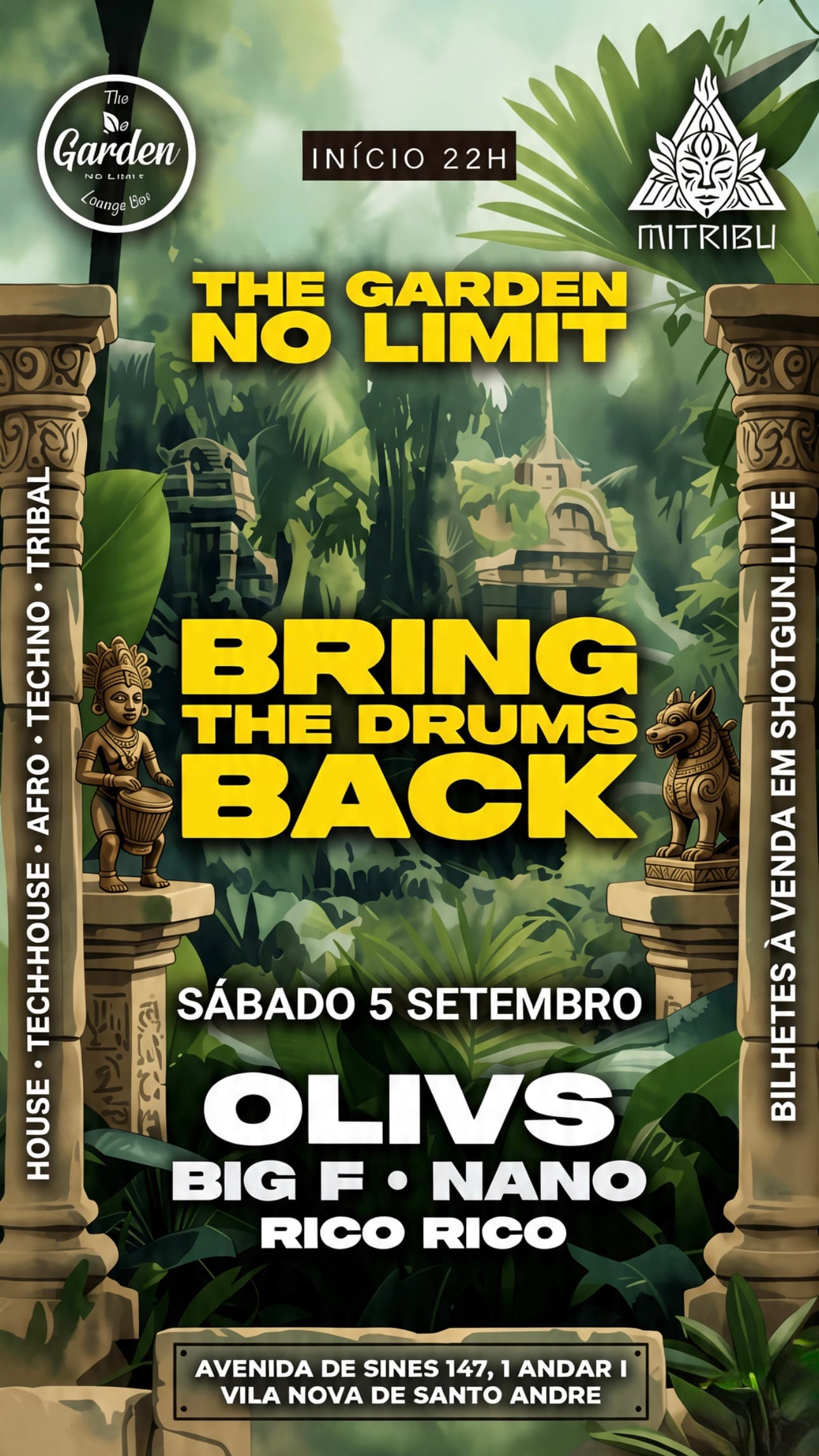 Bring The Drums Back @ The Garden (Santo André)