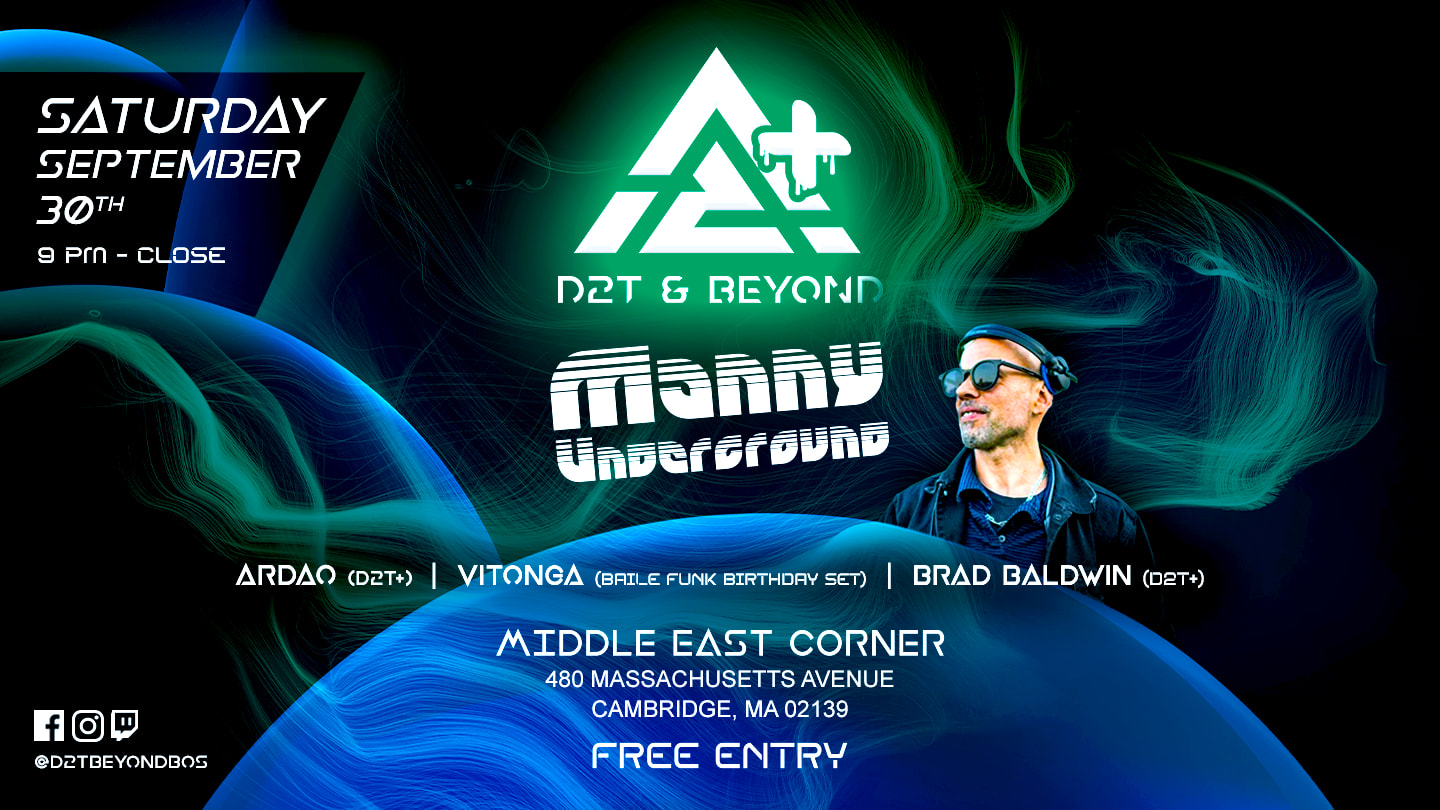 D2t+ W/ Manny Underground, Vitonga, Ardao, Brad Baldwin