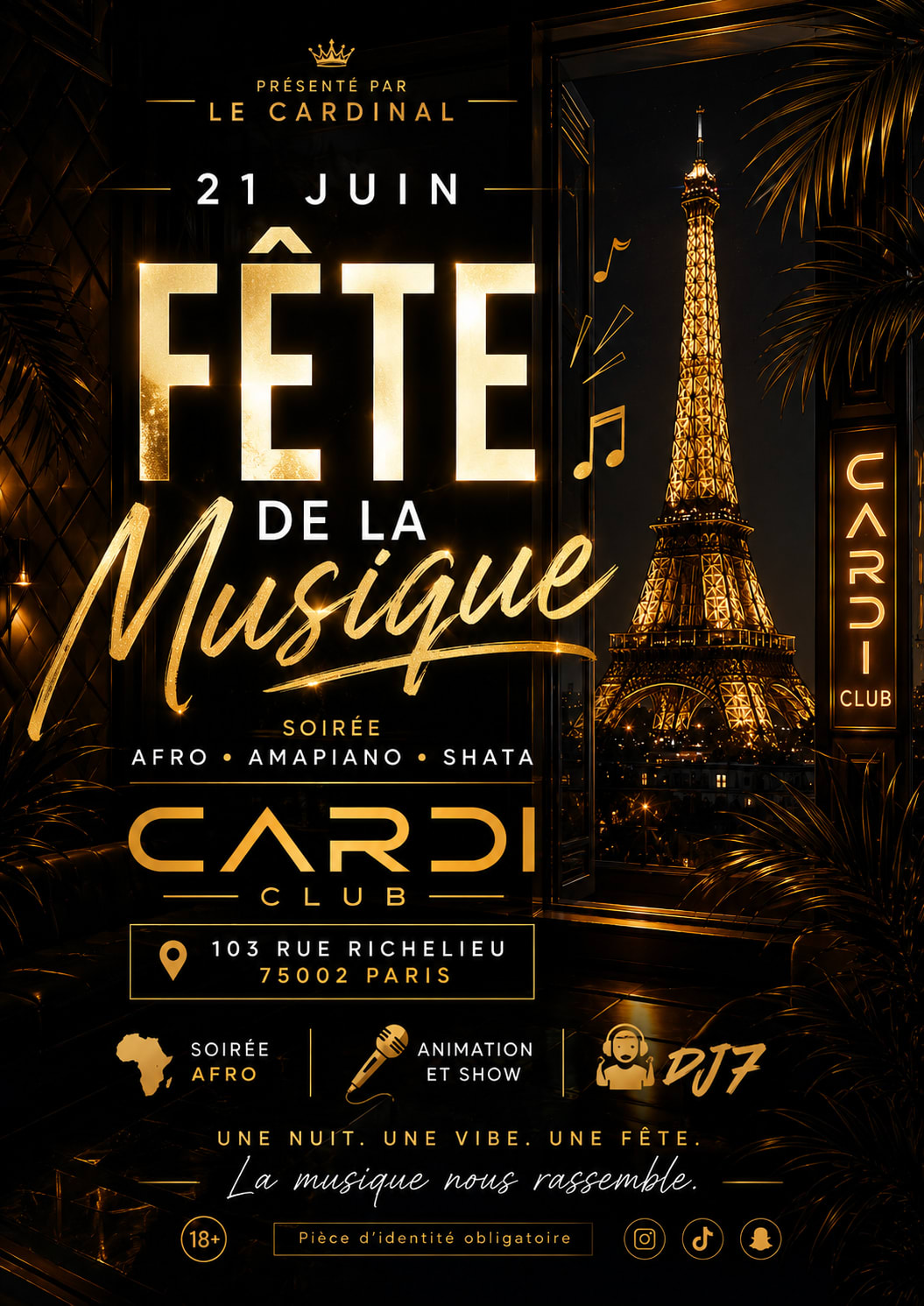 Cardi Club Presents: Fête De La Musique 2026 After Party