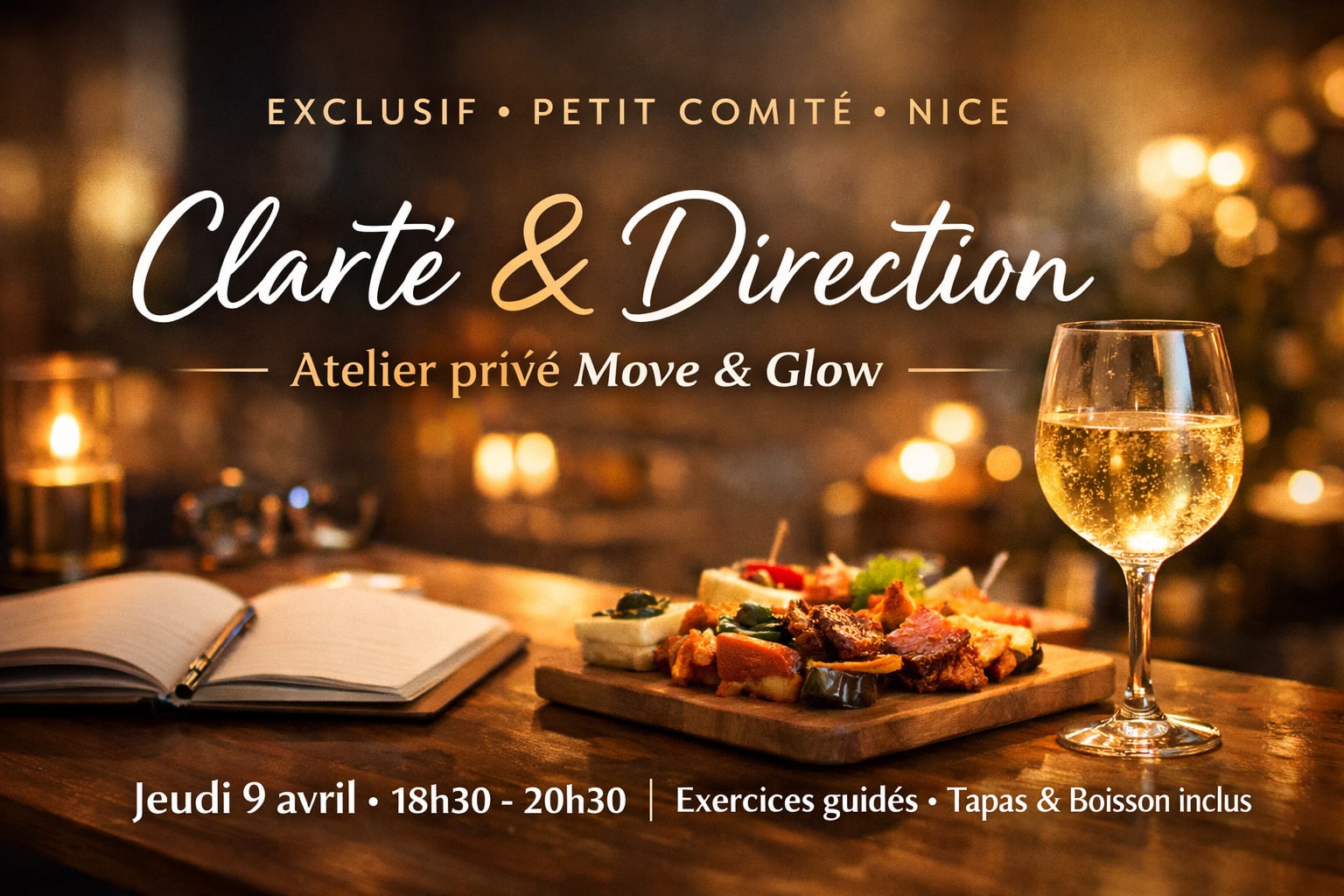 Clarté & Direction — Atelier Privé Move & Glow