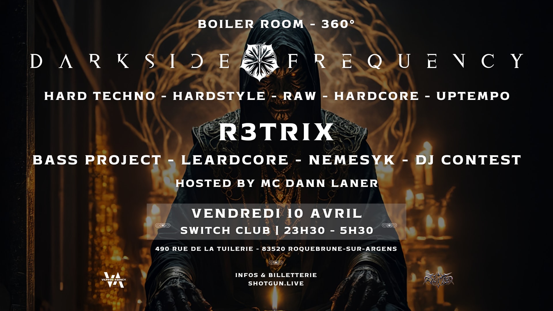 R3trix | Darkside Frequency - Hard Music @ Switch Club 10.04