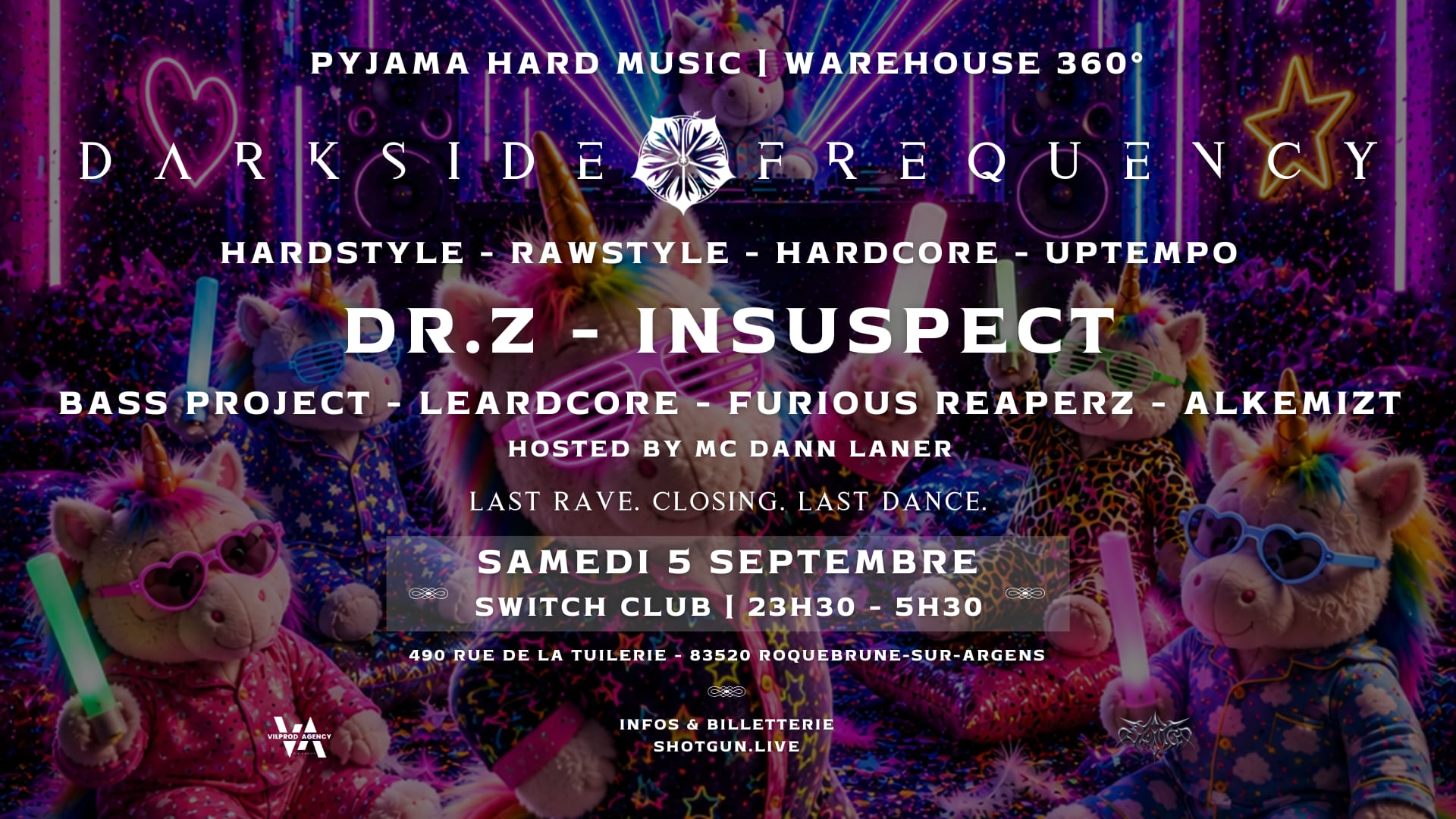 Dr.Z & Insuspect | Closing Pyjama Hard Music @ Switch 05.09