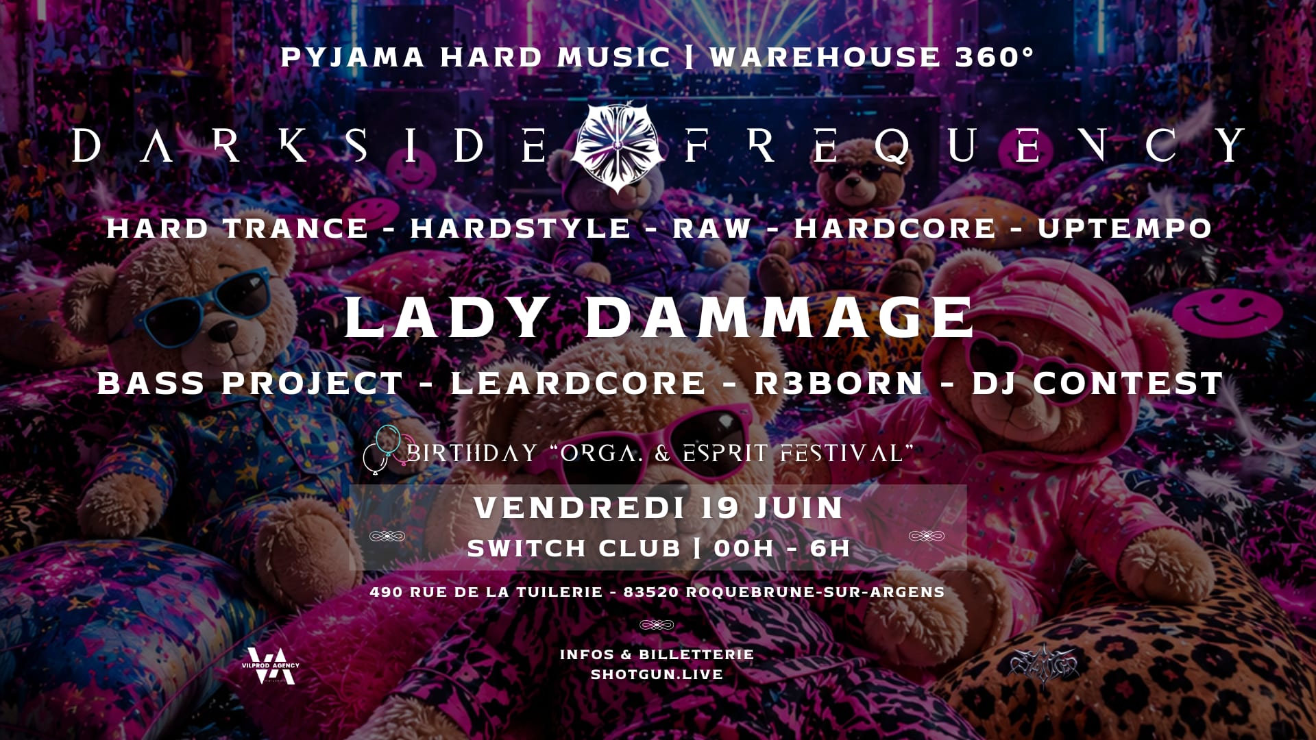 Lady Dammage | Pyjama Hard Music - Darkside @ Switch 19.06