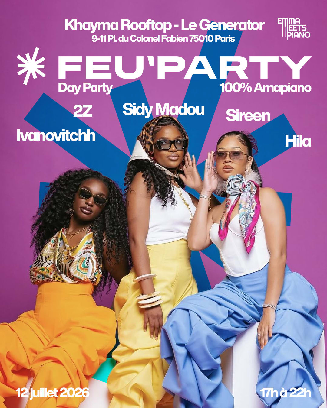 Feu'party Sunday Day Party 100% Amapiano
